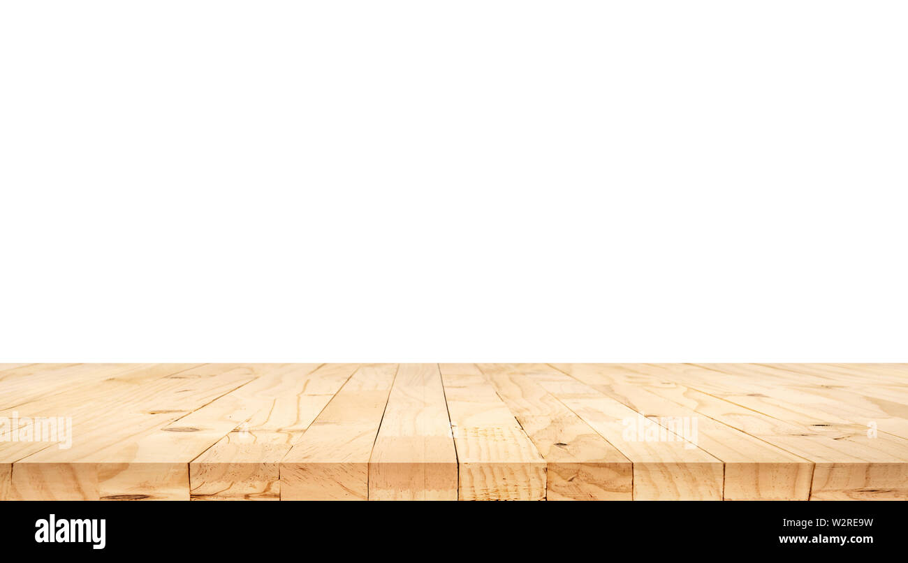 Beautiful texture wood table top texture on white  create  product display or design key visual  path Stock Photo -  Alamy