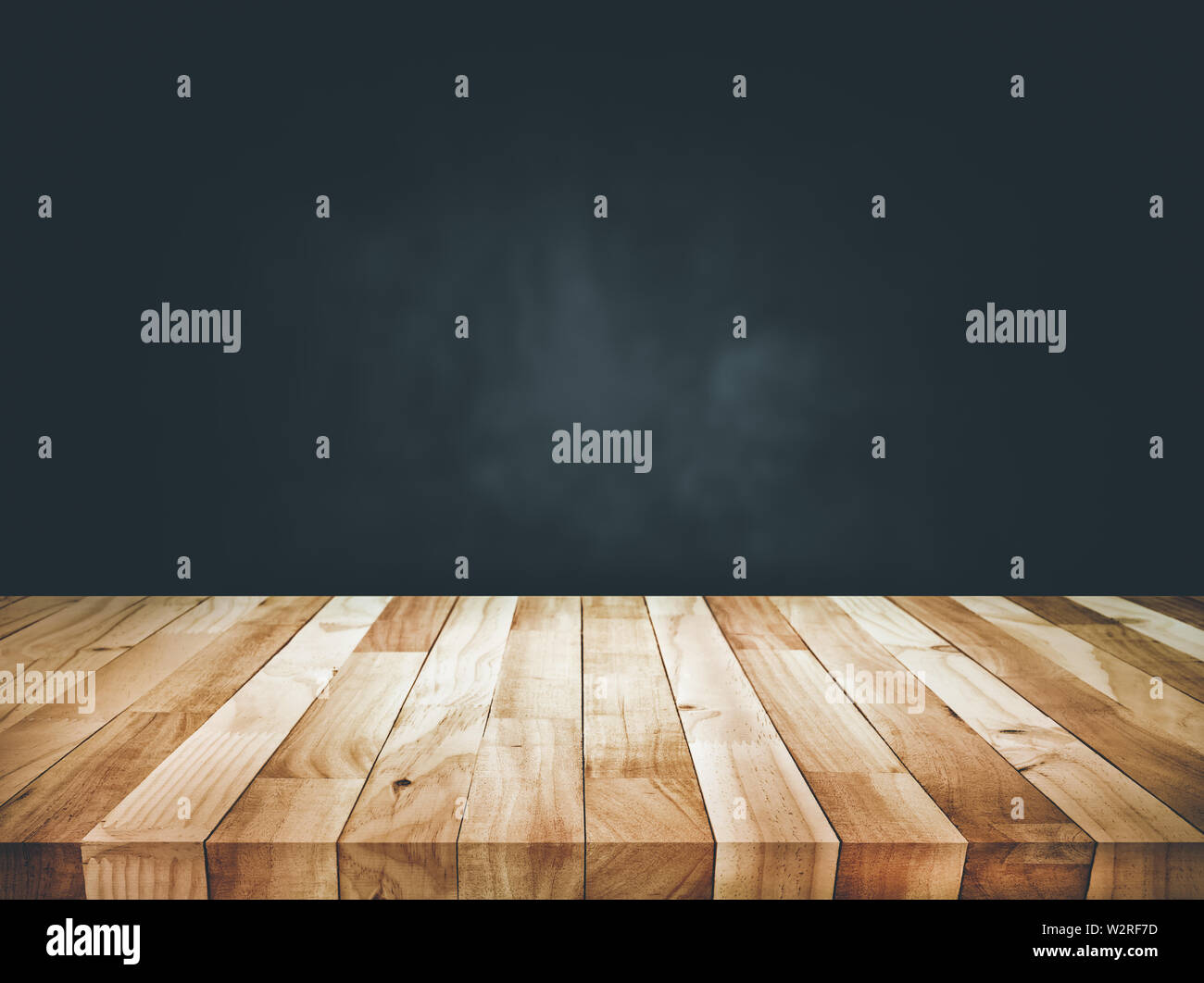 Empty Wood Table Top Counter On Dark Wall Background For Create Product Display Or Design Key Visual Layout Stock Photo Alamy