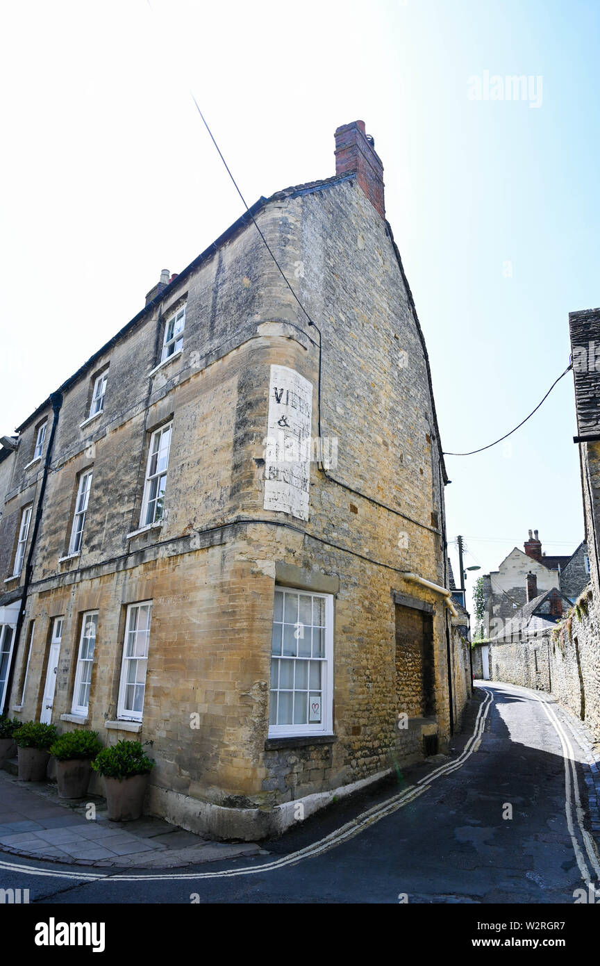 Woodstock village Oxfordshire UK The picturesque town of Woodstock
