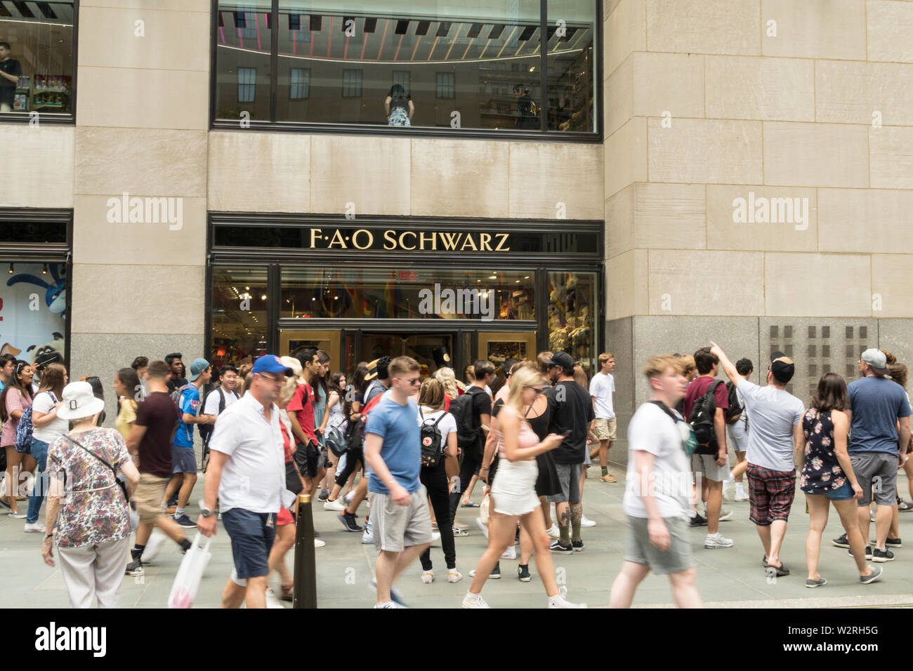 FAO Schwarz is a famous American Toy Store, NYC Stock Photo Alamy