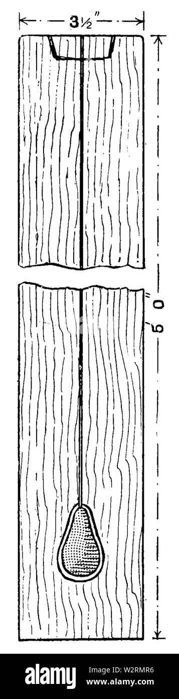 Cc&j-fig23--plumb rule Stock Photo