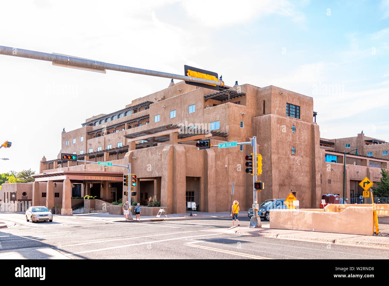 Old Town Santa Fe >> Santa Fe Usa June 14 2019 Old Town Street And Eldorado Old Town Santa Fe >> Santa Fe Usa June 14 2019 Old Town Street And Eldorado