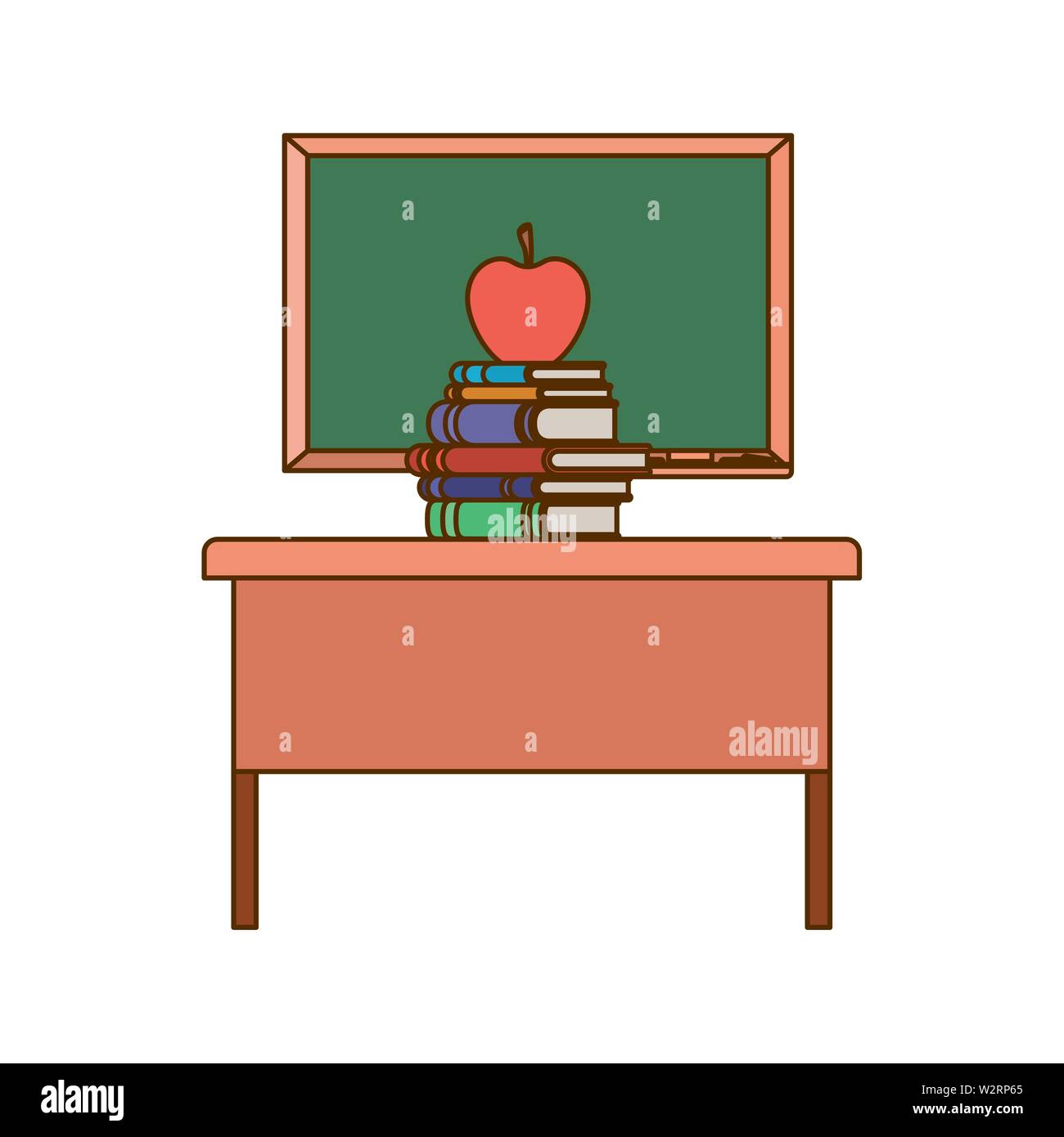 chalkboard of school in classroom Stock Vector Image & Art - Alamy
