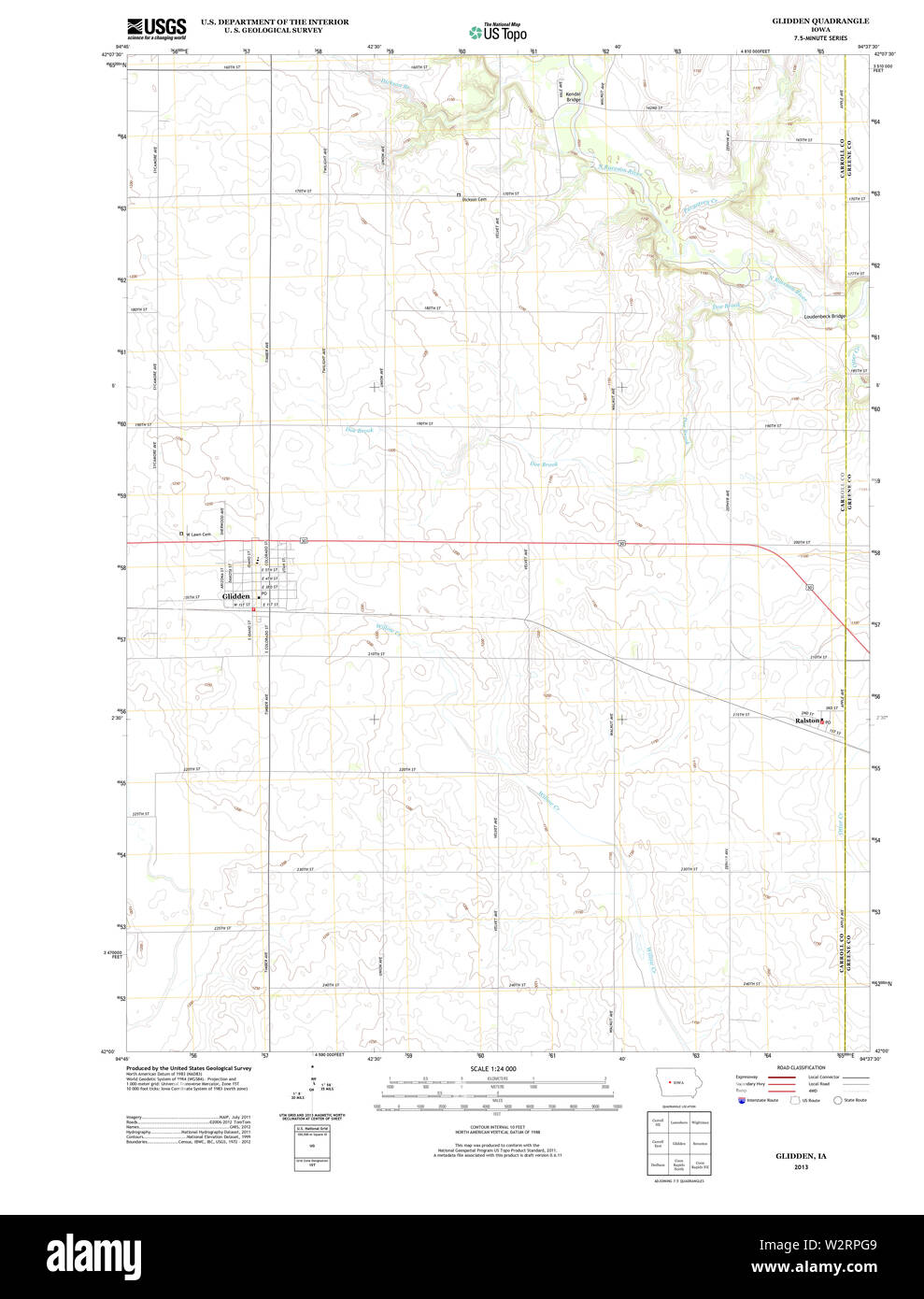 Map of glidden Cut Out Stock Images & Pictures Alamy