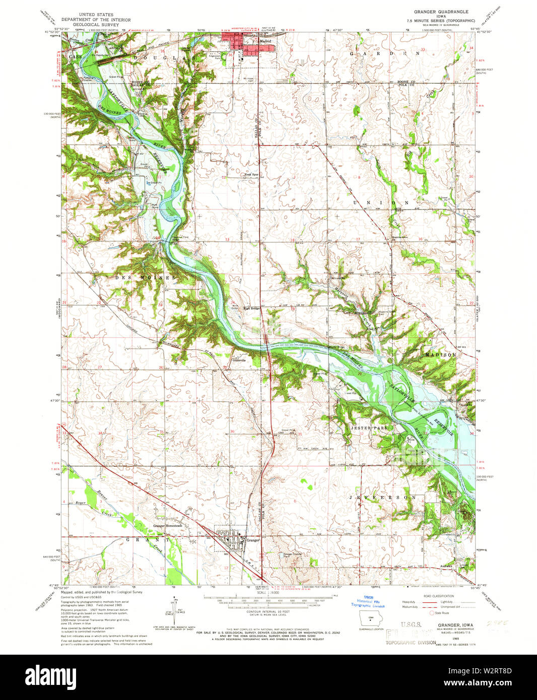 Granger map Cut Out Stock Images & Pictures Alamy