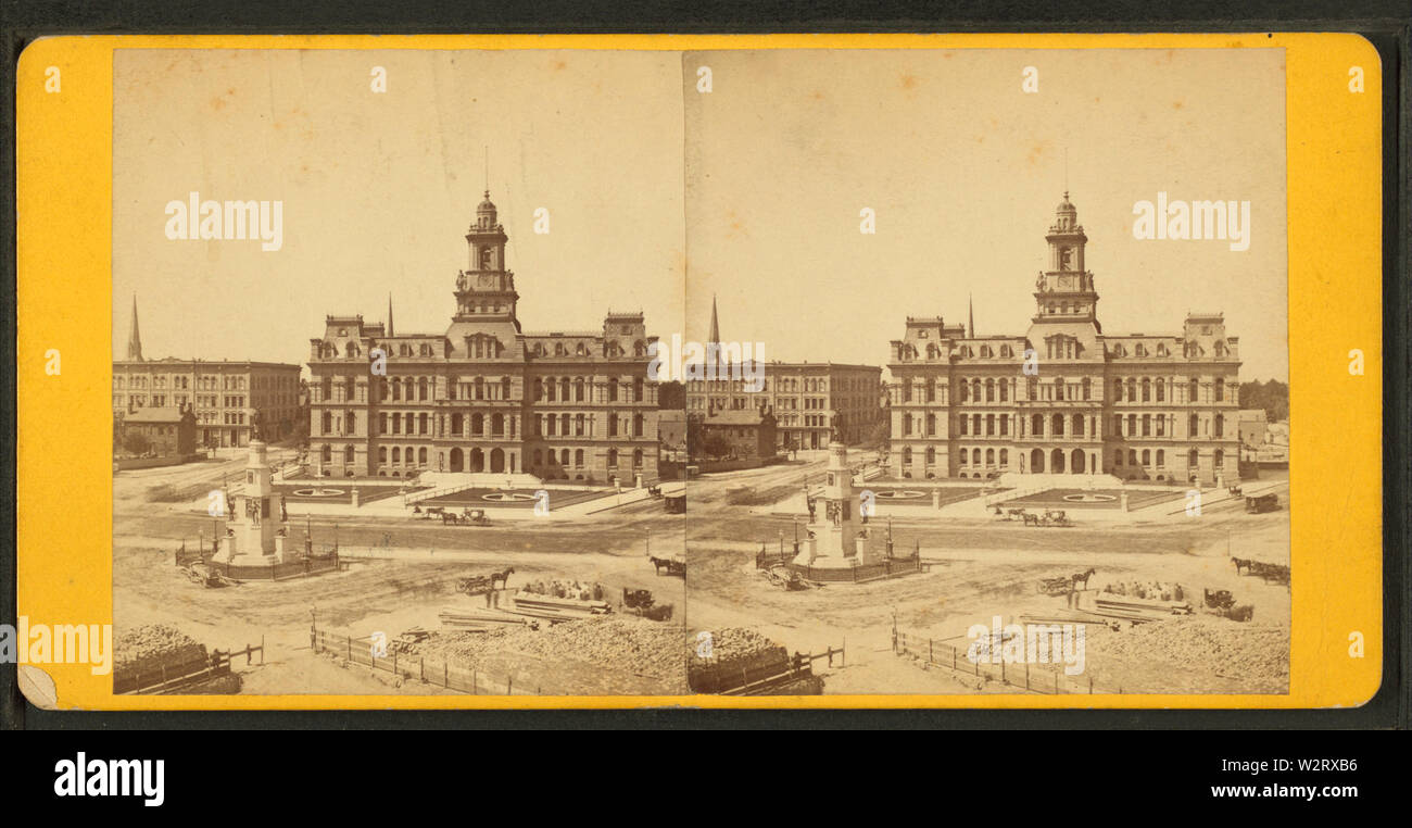 City Hall, by Bardwell, Jex J, 18241903 Stock Photo Alamy