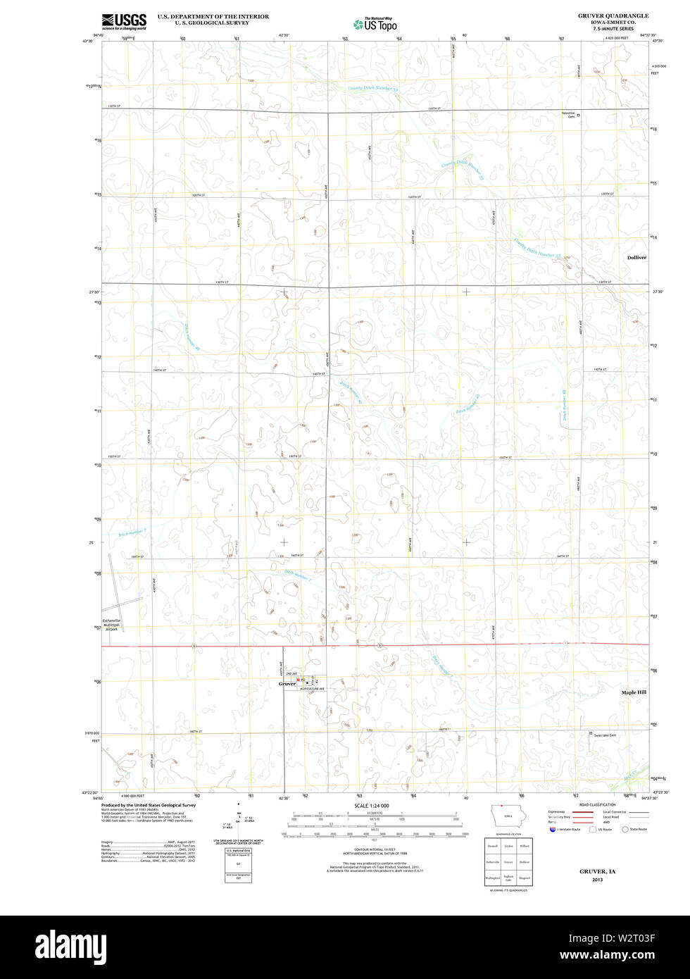 Gruver map Cut Out Stock Images & Pictures Alamy