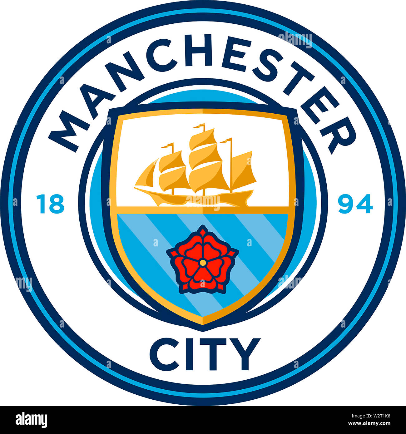 Manchester city badge hi-res stock photography and images - Alamy