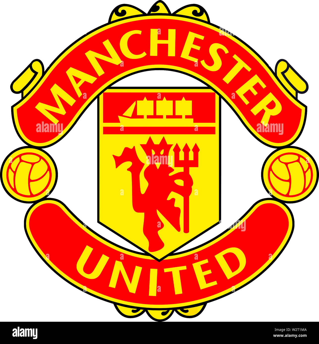 Manchester United Badge Hi res Stock Photography And Images Alamy