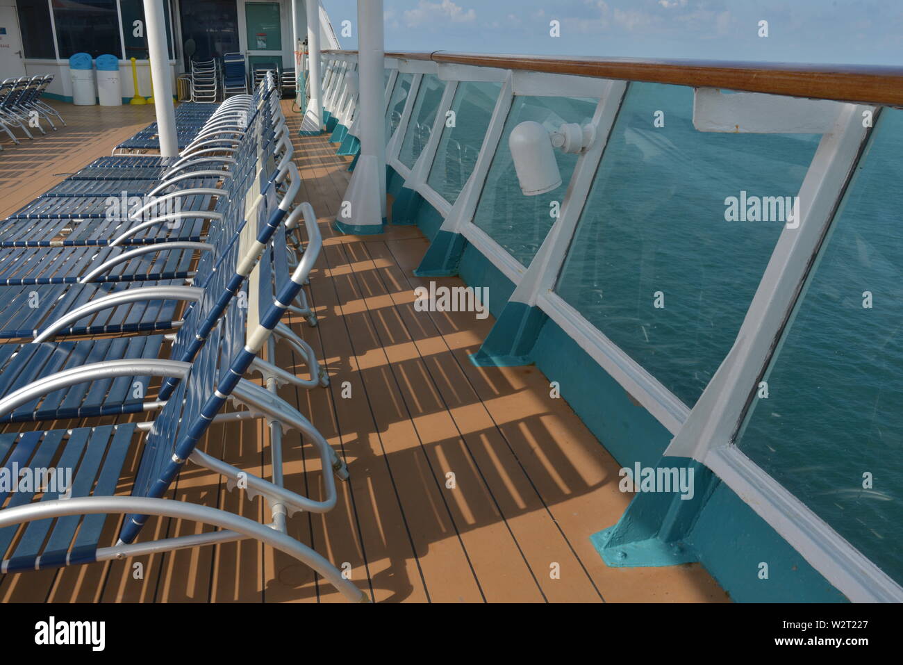 Cruise Ship architecture detail Stock Photo