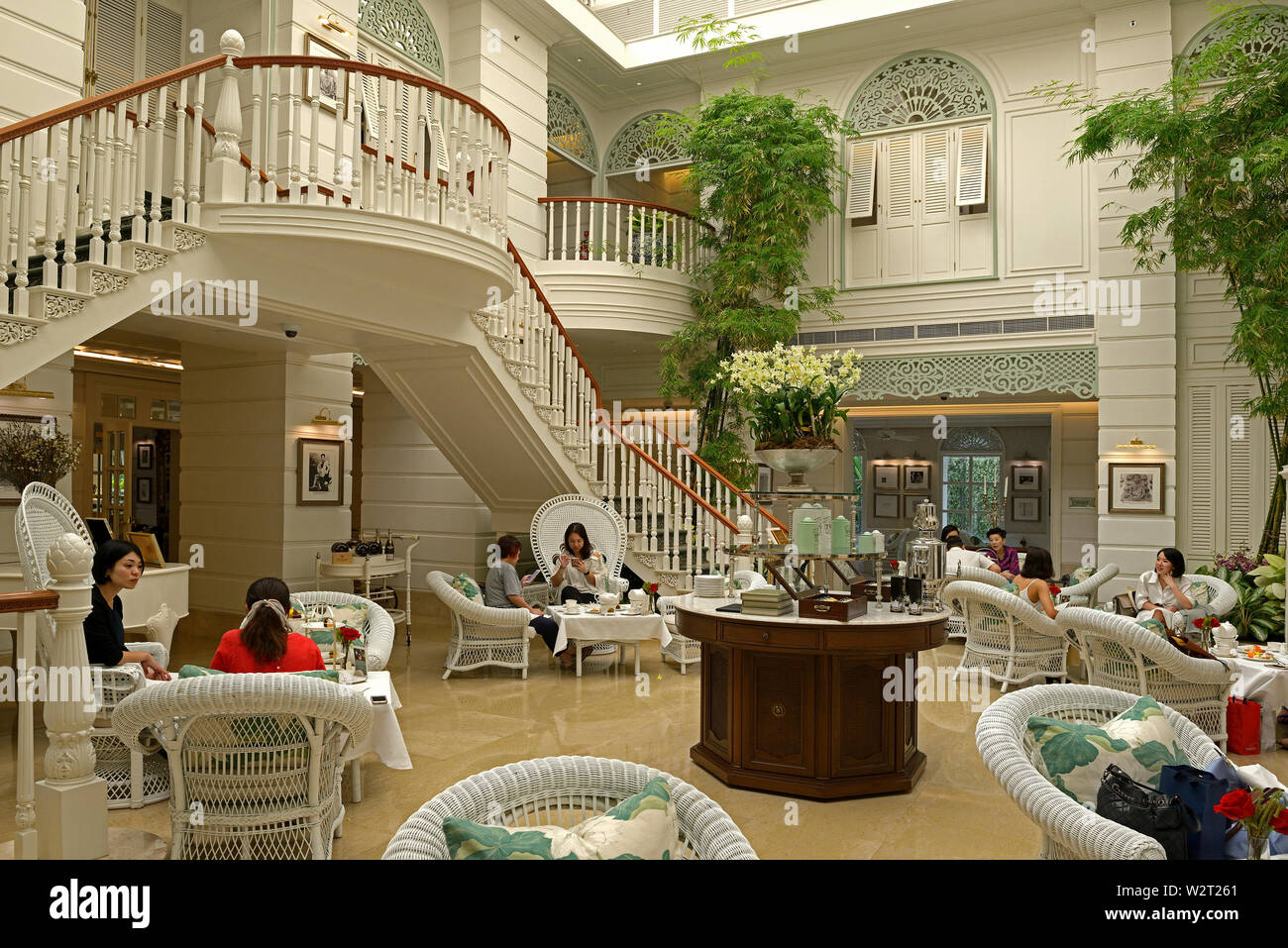 bangkok, thailand february 02, 2019 afternoon tea in the authors