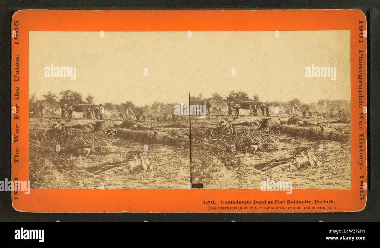 Confederate dead at Fort Corinth, by Taylor & Huntington