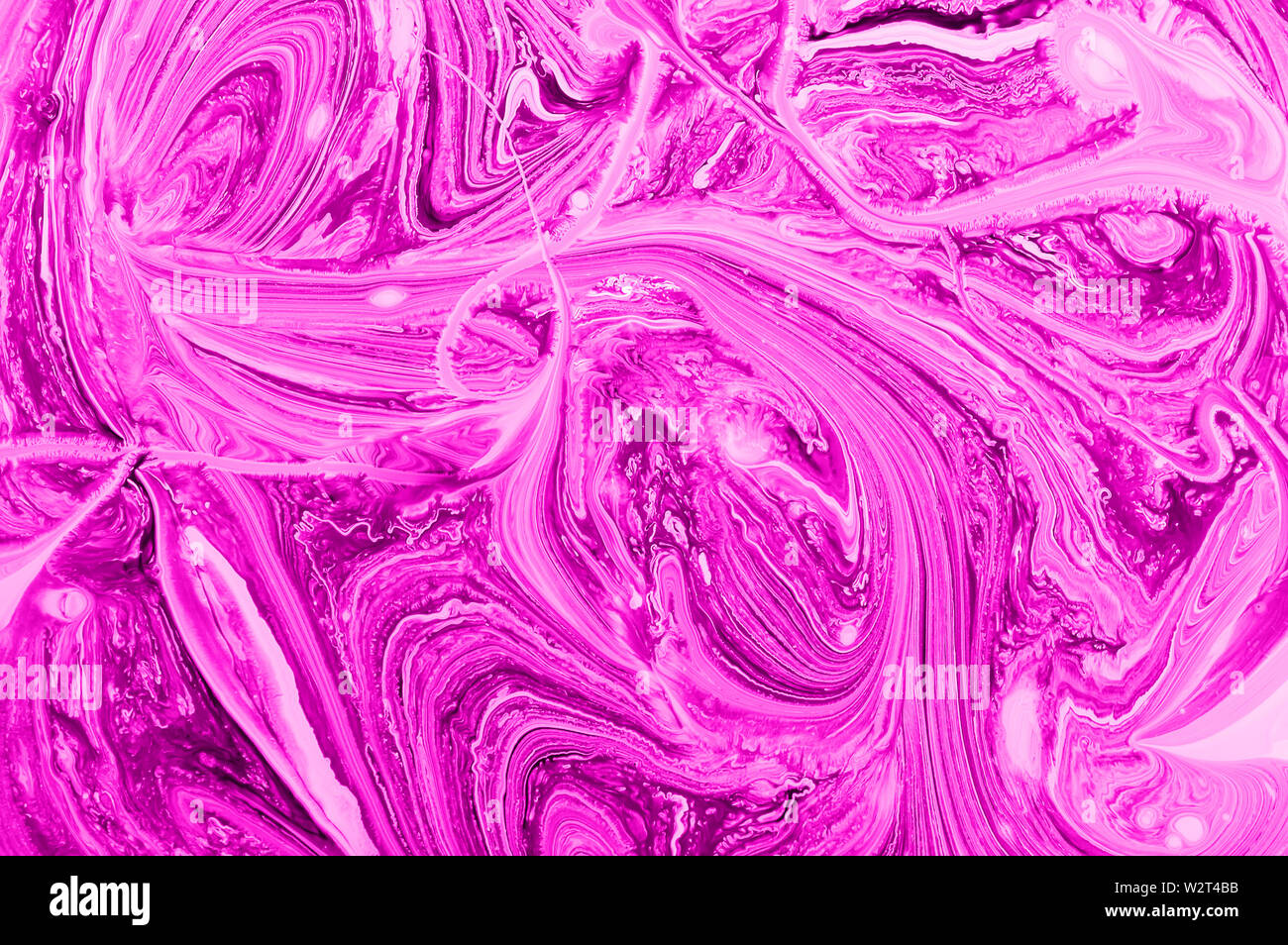 Colorful abstract background. Liquid acrylic texture. Modern art. Fluid art-marble effect. Stock Photo