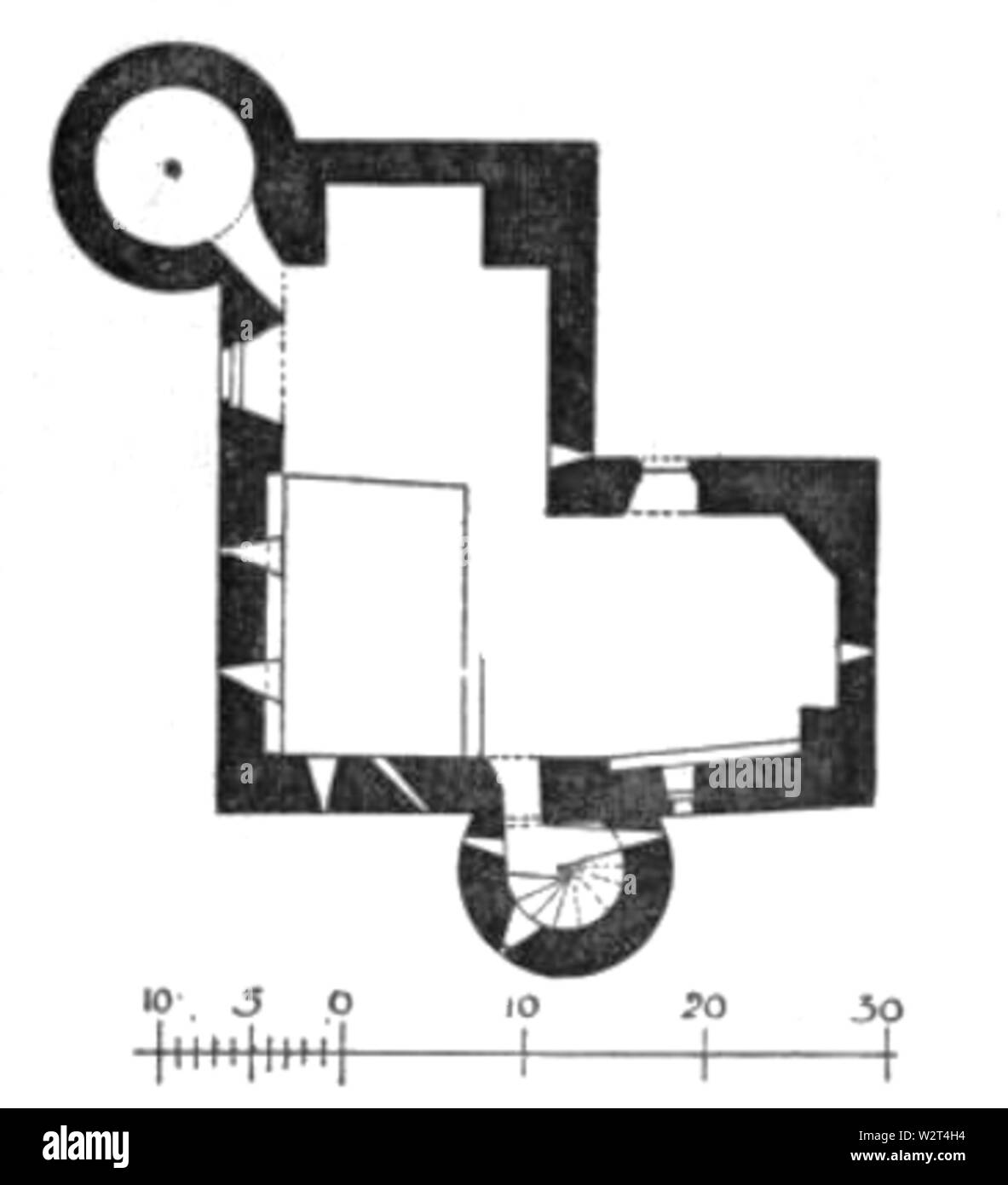 Castle Plan Black And White Stock Photos Images Alamy