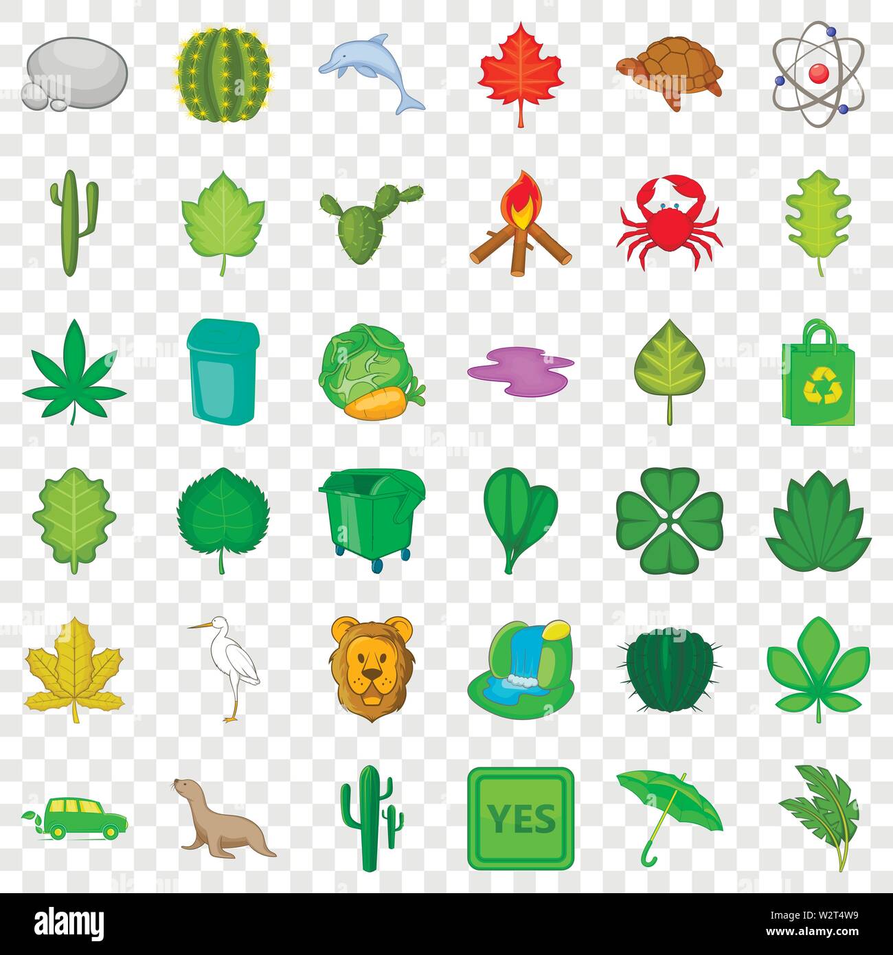 Water icons set, cartoon style Stock Vector Image & Art - Alamy