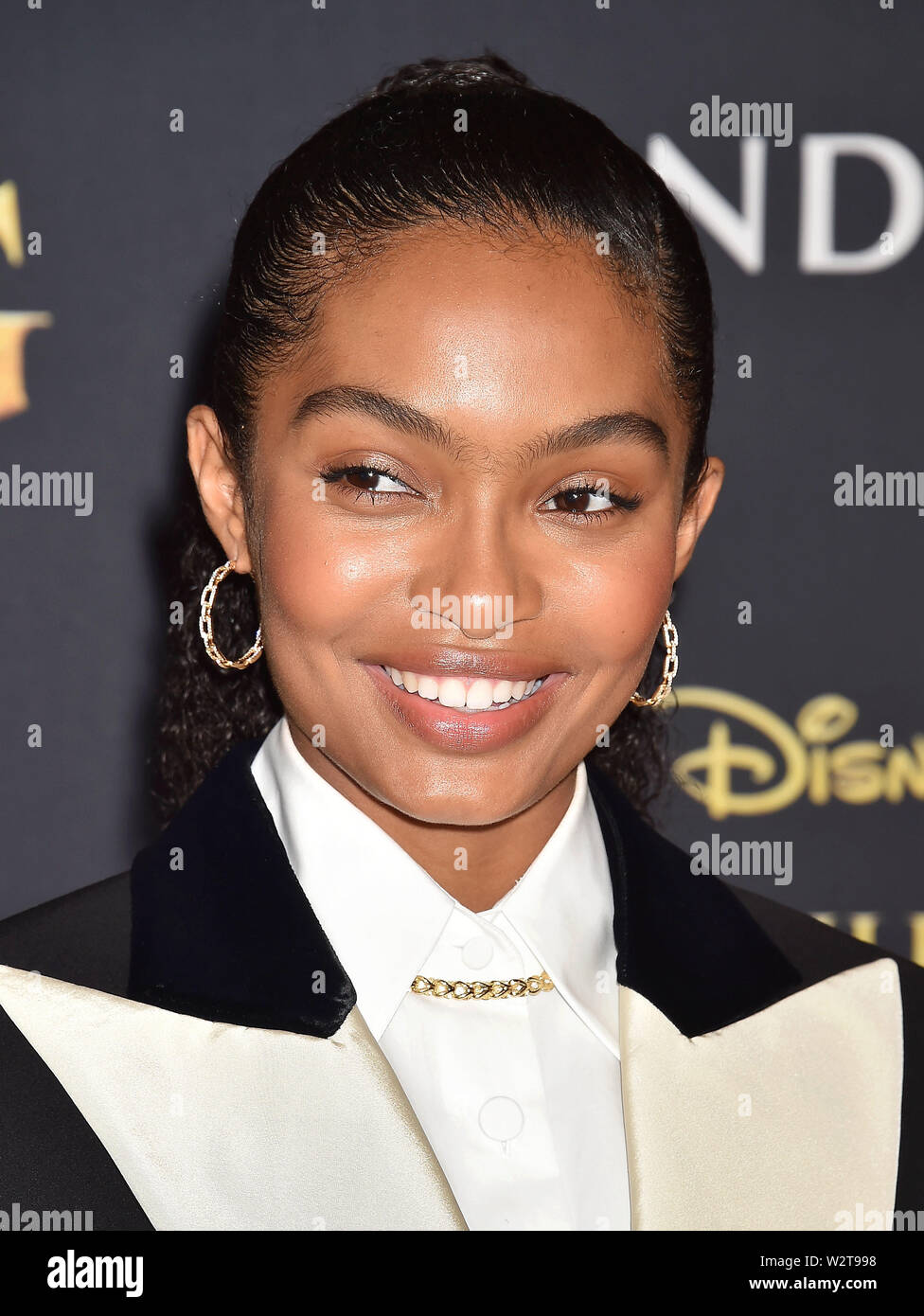 HOLLYWOOD, CA - JULY 09: Yara Shahidi attends the premiere of Disney's