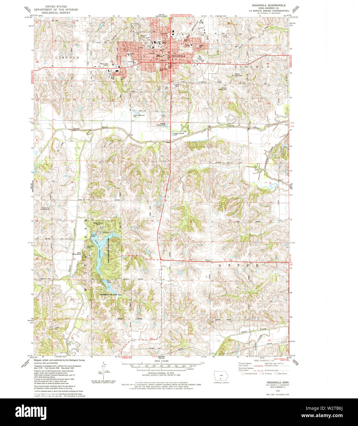 Indianola map Cut Out Stock Images & Pictures Alamy