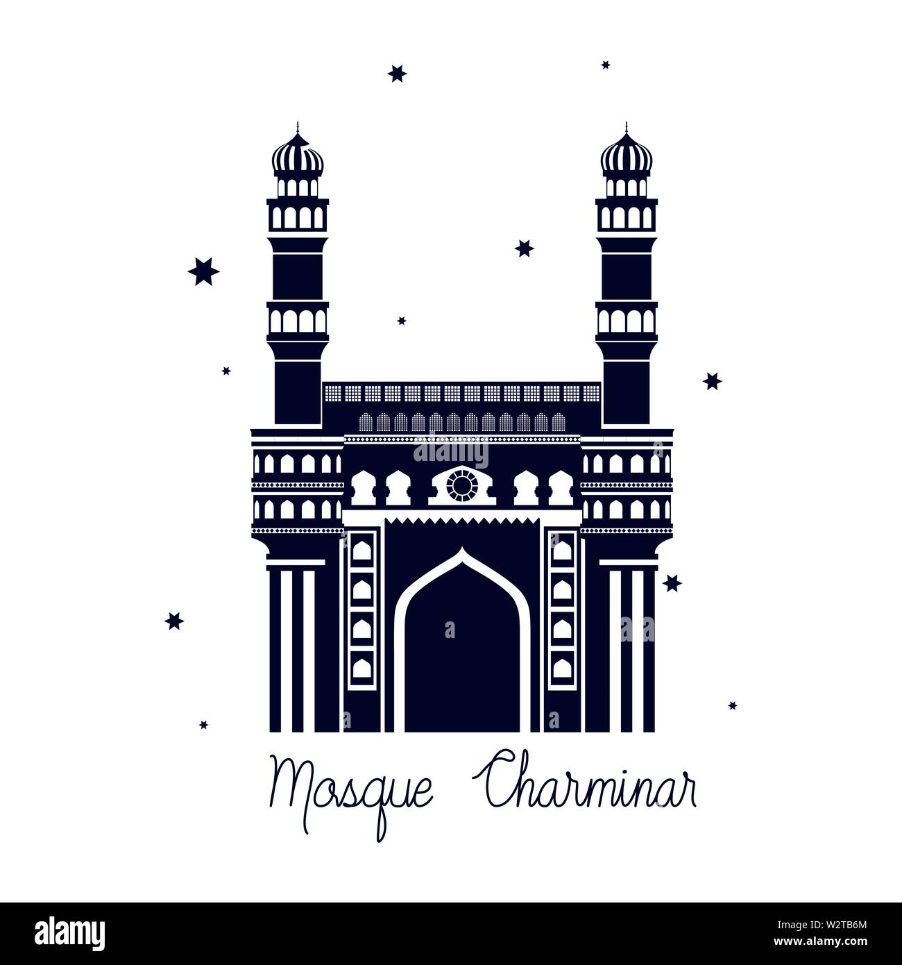 charminar cut out stock images pictures alamy https www alamy com edification of mosque charminar and indian independence day vector illustrator image259920492 html