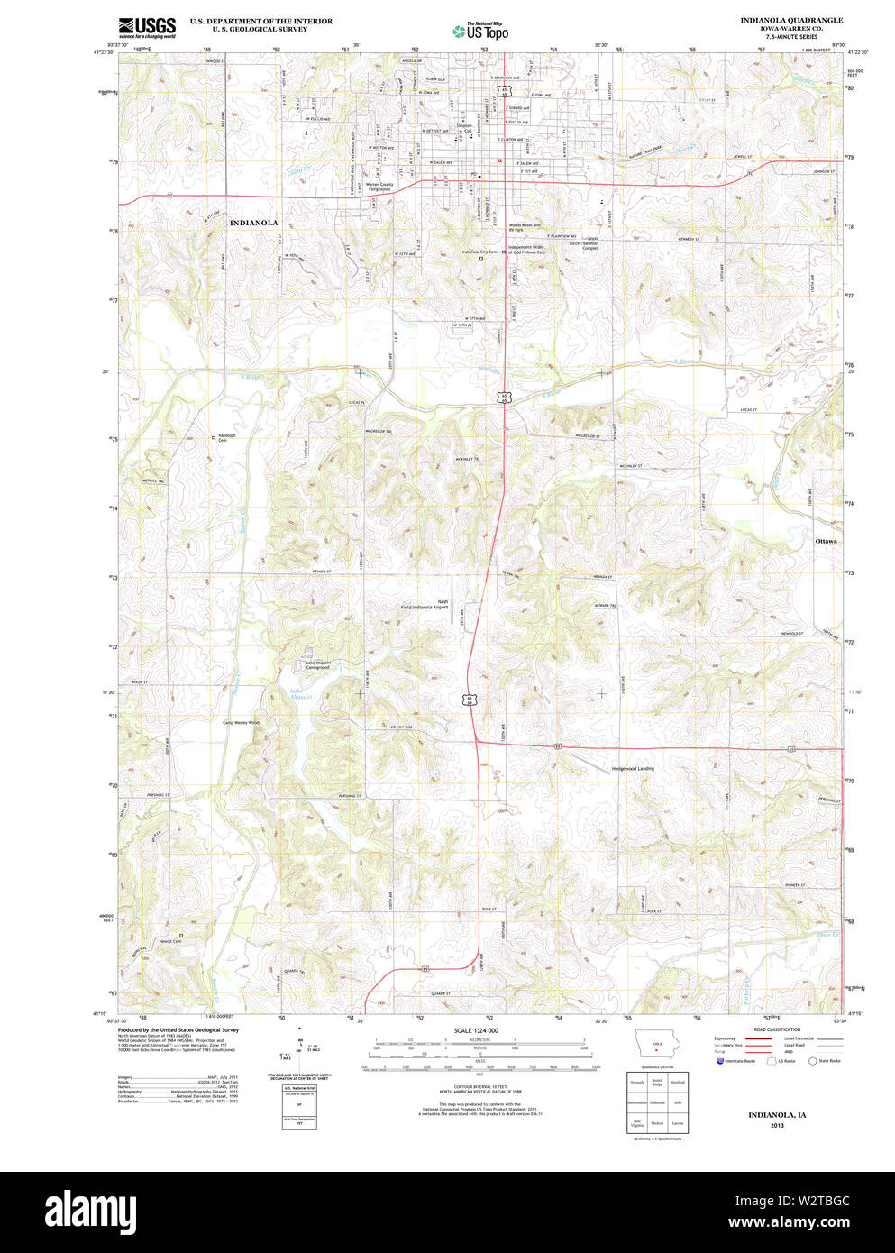 Indianola map Cut Out Stock Images & Pictures Alamy