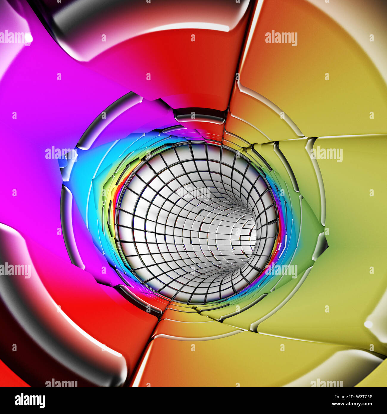 Rainbow colors abstract futuristic background Stock Photo - Alamy
