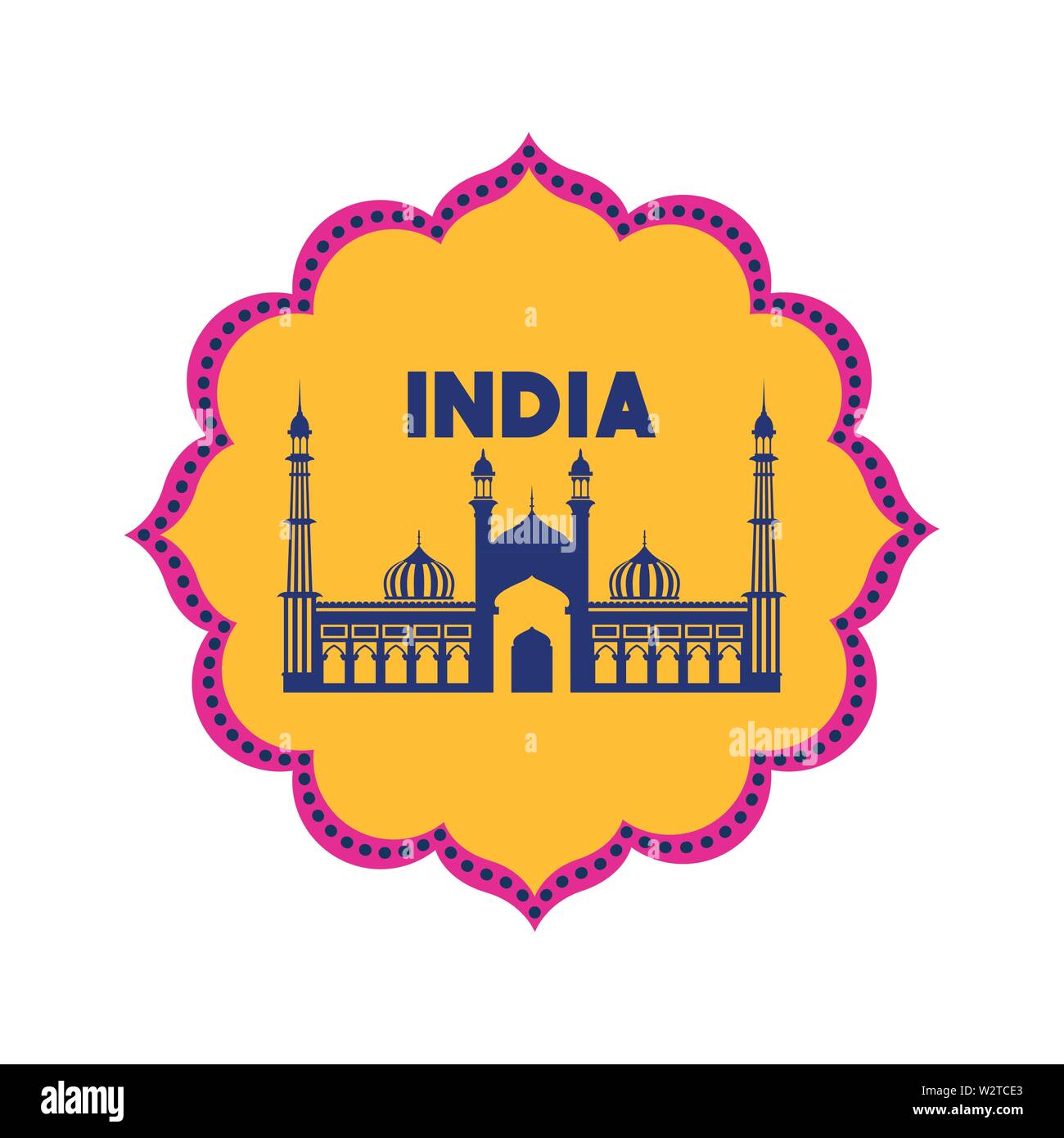 celebration of Indian independence day Stock Vector