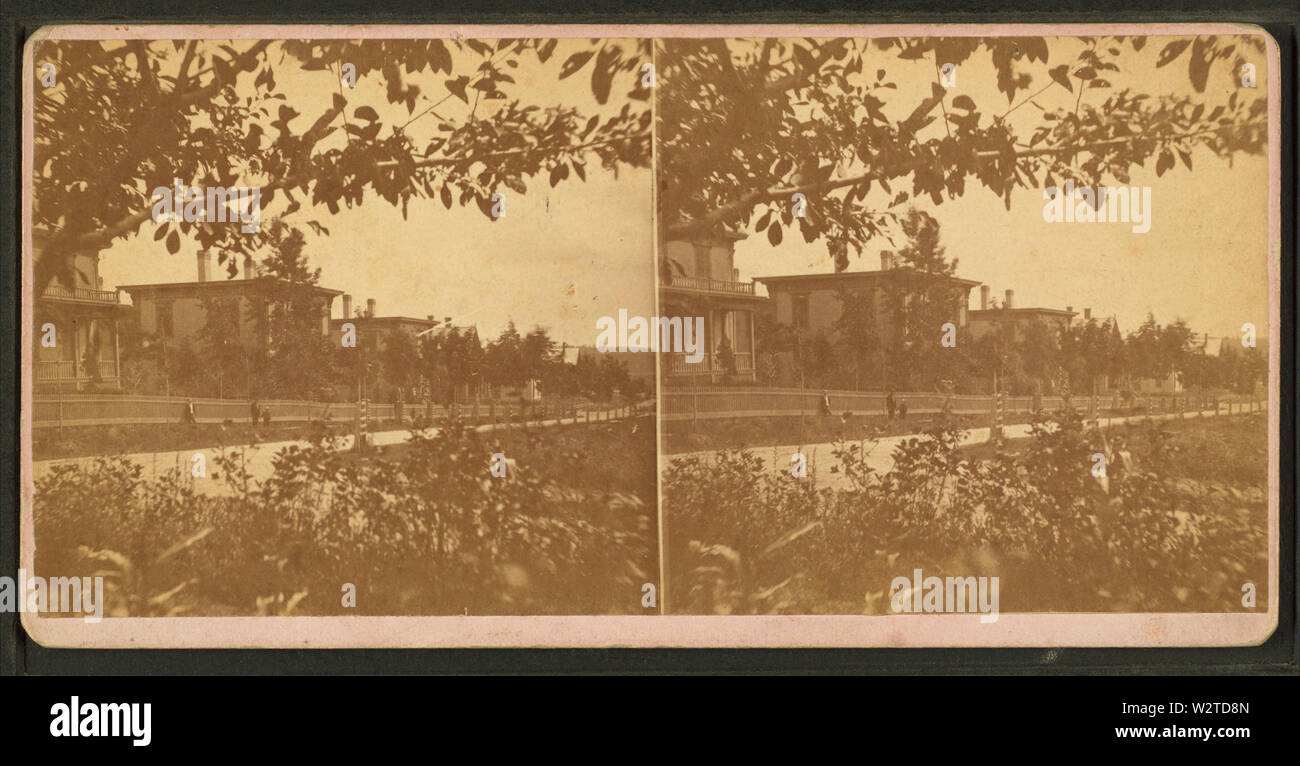 Down Horton Street, from Dr Garselon's, by Conant Bros Stock Photo Alamy