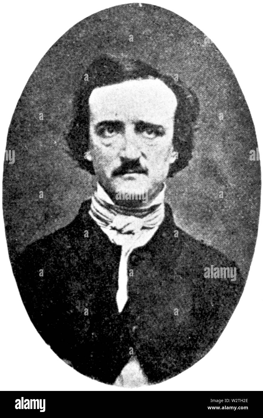 Edgar Allan Poe; a centenary tribute portrait Stock Photo Alamy