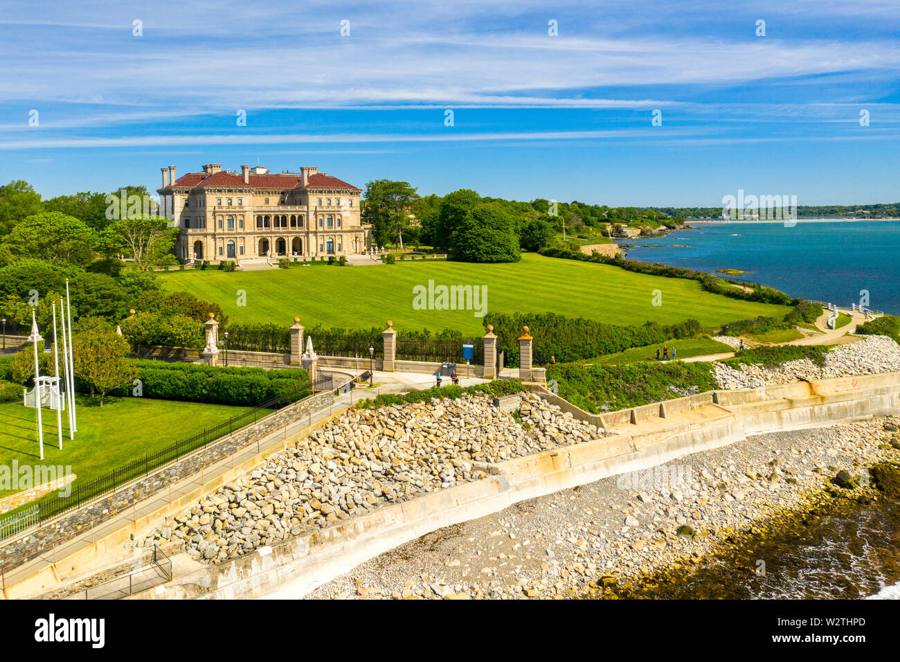 The Breakers, Mansion, Newport, Rhode Island, USA Stock Photo Alamy