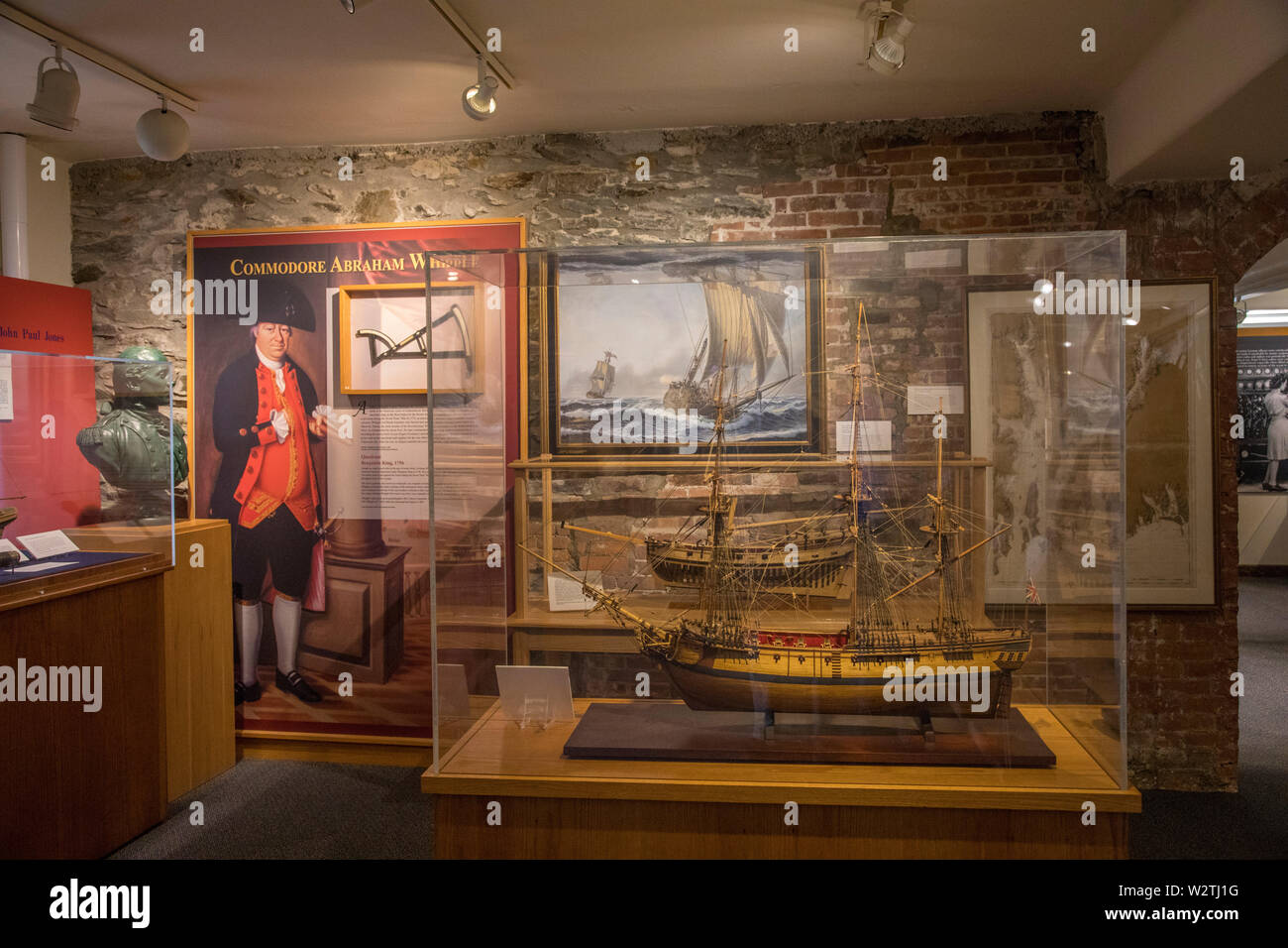 Naval War College Museum, Newport, Rhode Island, USA Stock Photo - Alamy