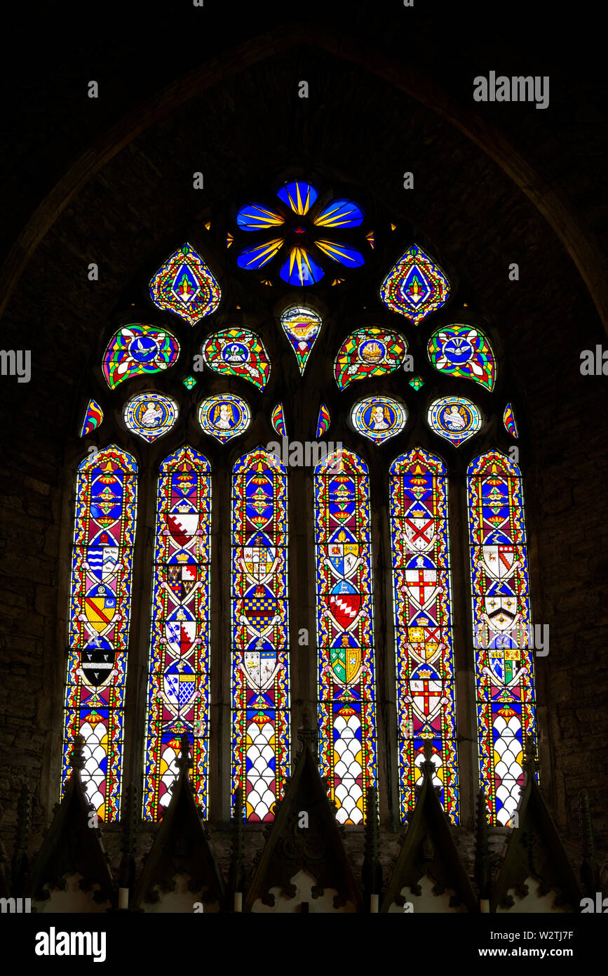 Religion Ireland The Great East Window stained glass in St.Mary's