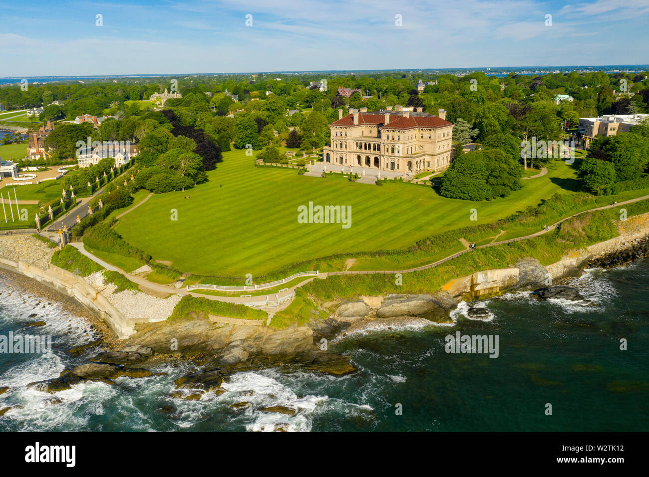 The Breakers, Mansion, Newport, Rhode Island, USA Stock Photo Alamy