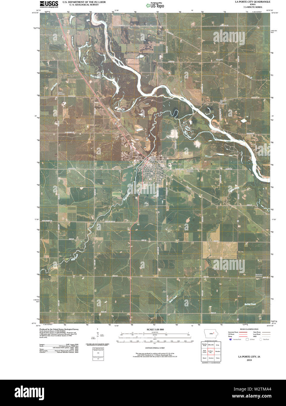 La porte city map Cut Out Stock Images & Pictures Alamy