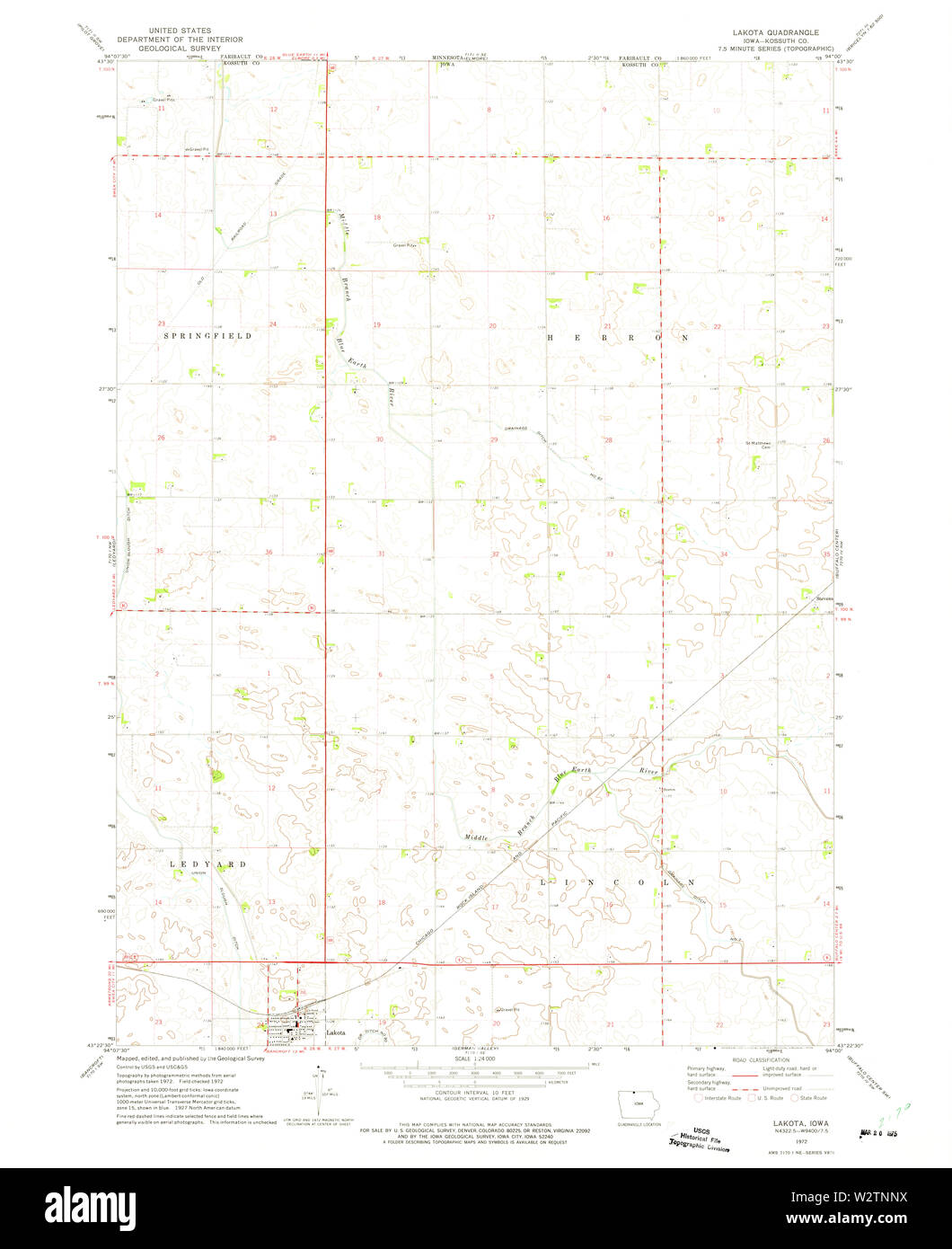 Lakota map hires stock photography and images Alamy