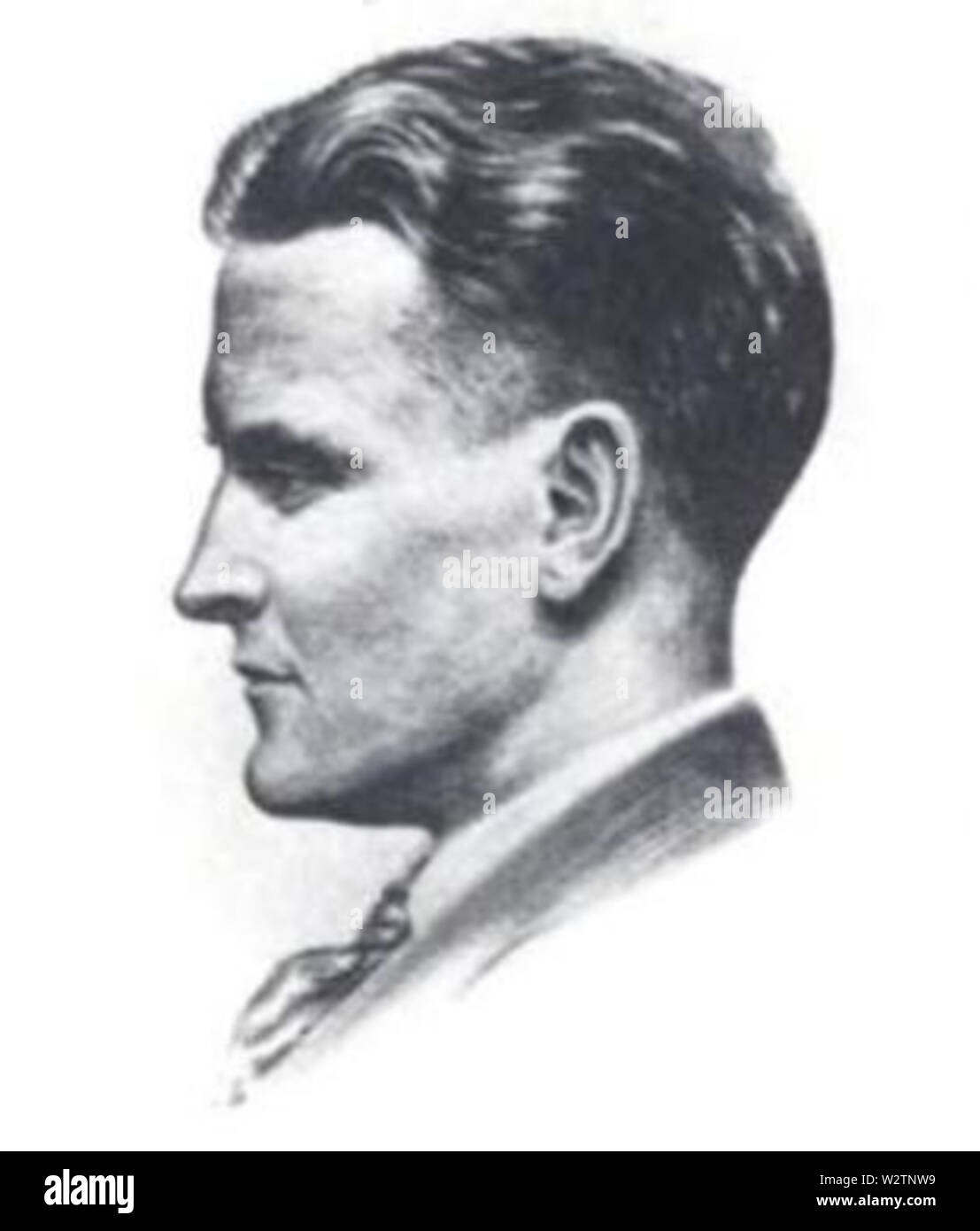 F Scott Fitzgerald, 1921 Stock Photo