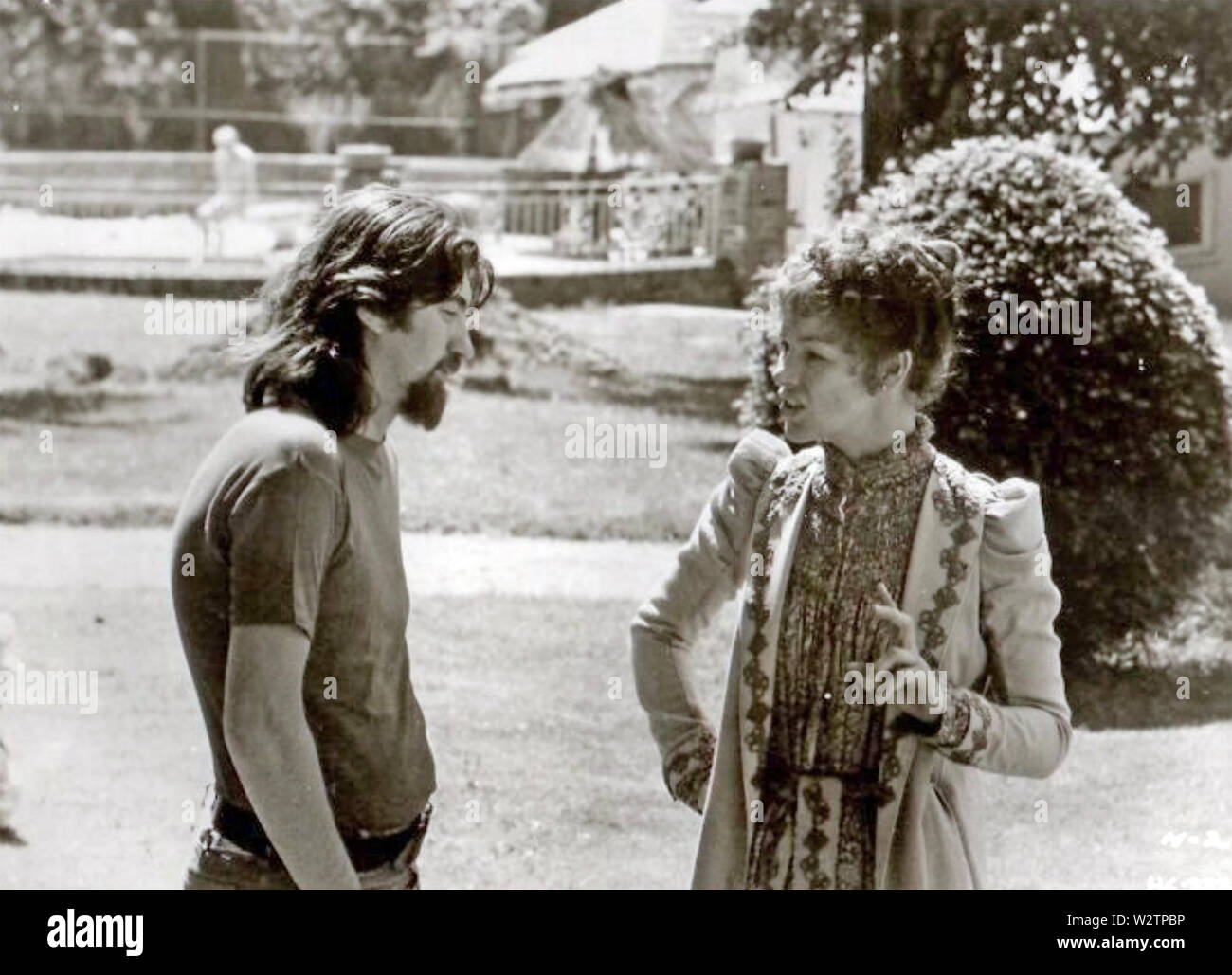 HEDDA 1975 Bowden Productions film with Glenda Jackson  and Peter Eyre (?) Stock Photo
