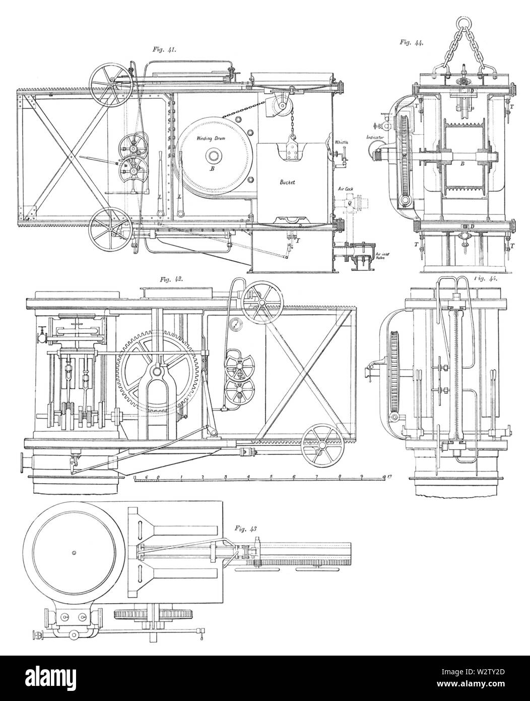 Forth Bridge (1890) Figs 41 to 44, Page 25 Stock Photo
