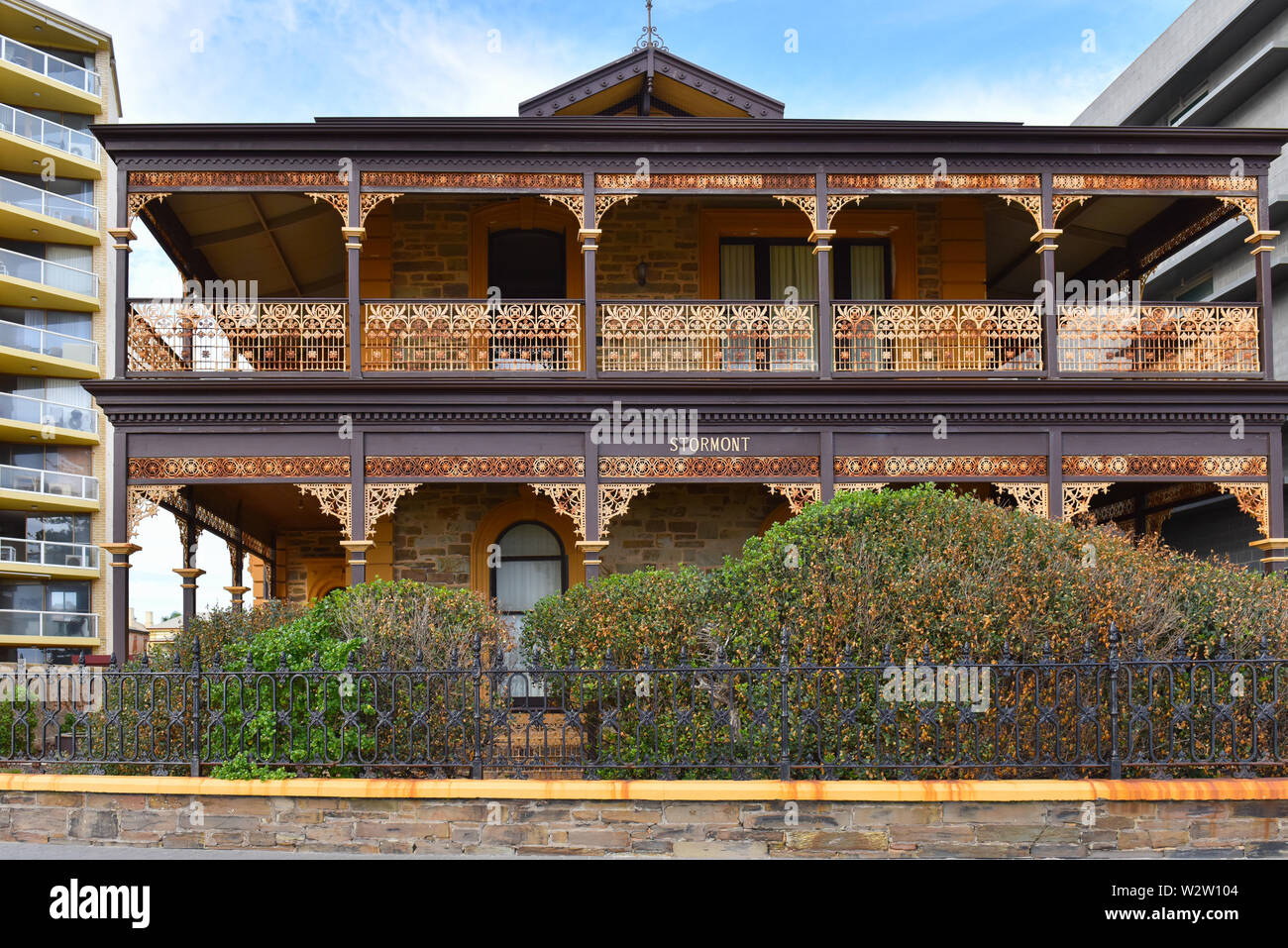 Famous historical Stormont House, Glenelg , Australia Stock Photo Alamy