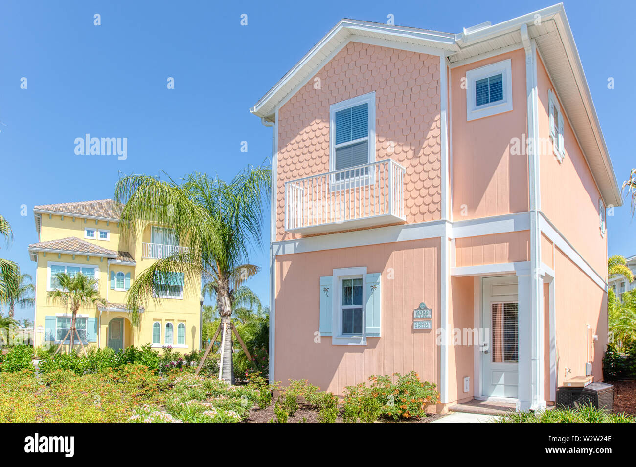 Margaritaville Resort Orlando Peach And Yellow Caribbean Island