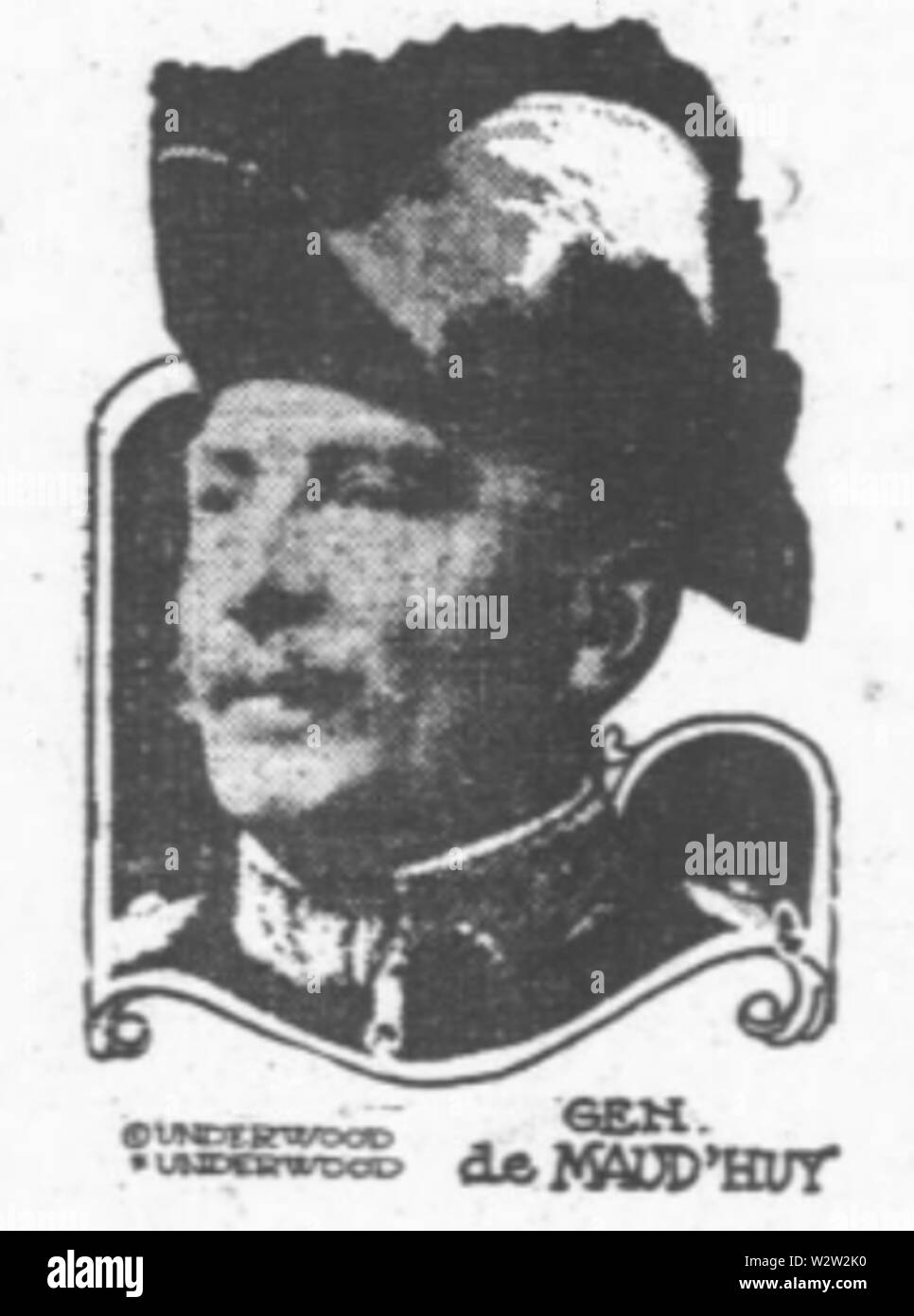 General de maudhuy newspaper Stock Photo