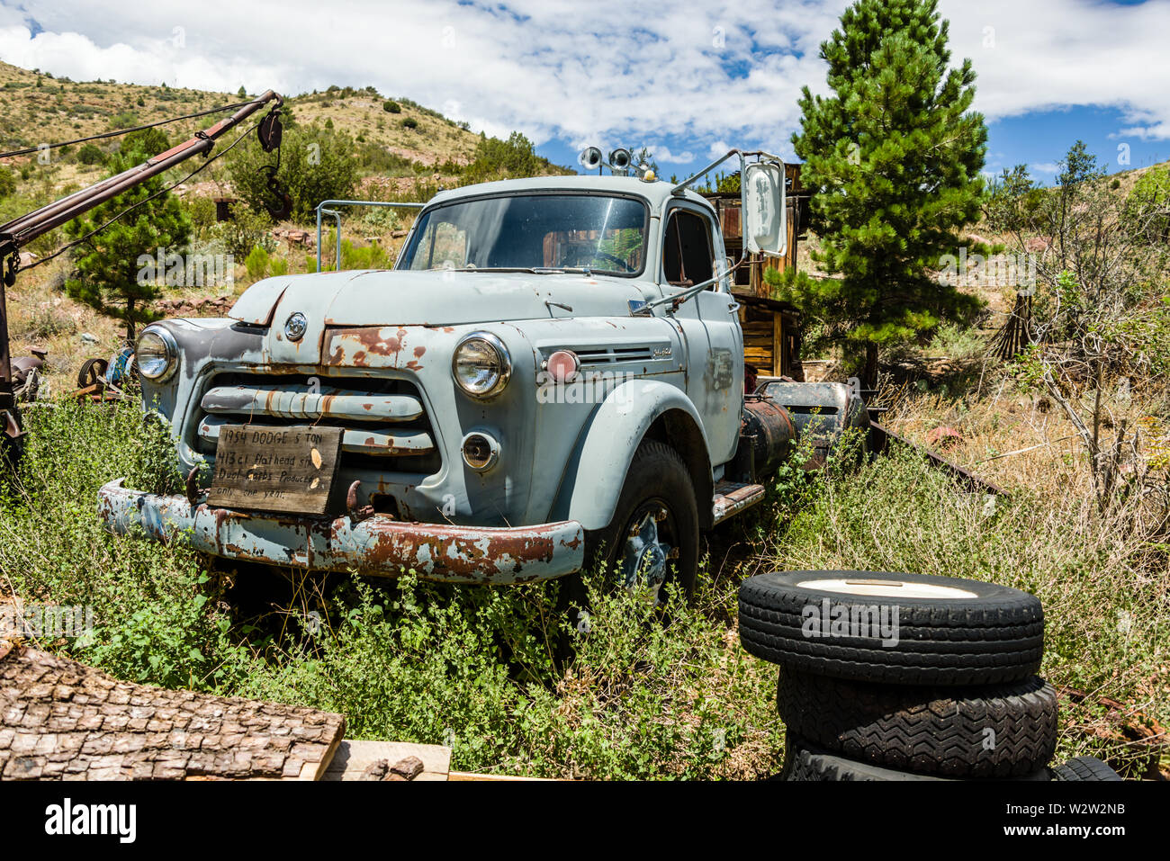 Jerome Ghost Town 1954 Dodge Truck Stock Photo Alamy