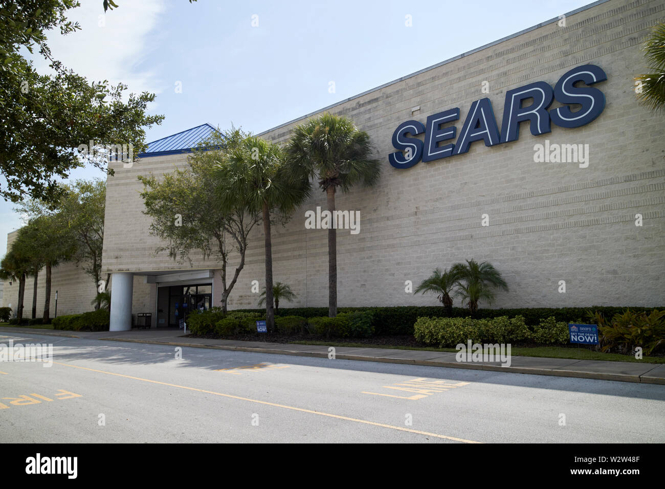 Sears store anchor tenant at The Florida Mall enclosed shopping mall orlando Florida USA United States of America Stock Photo