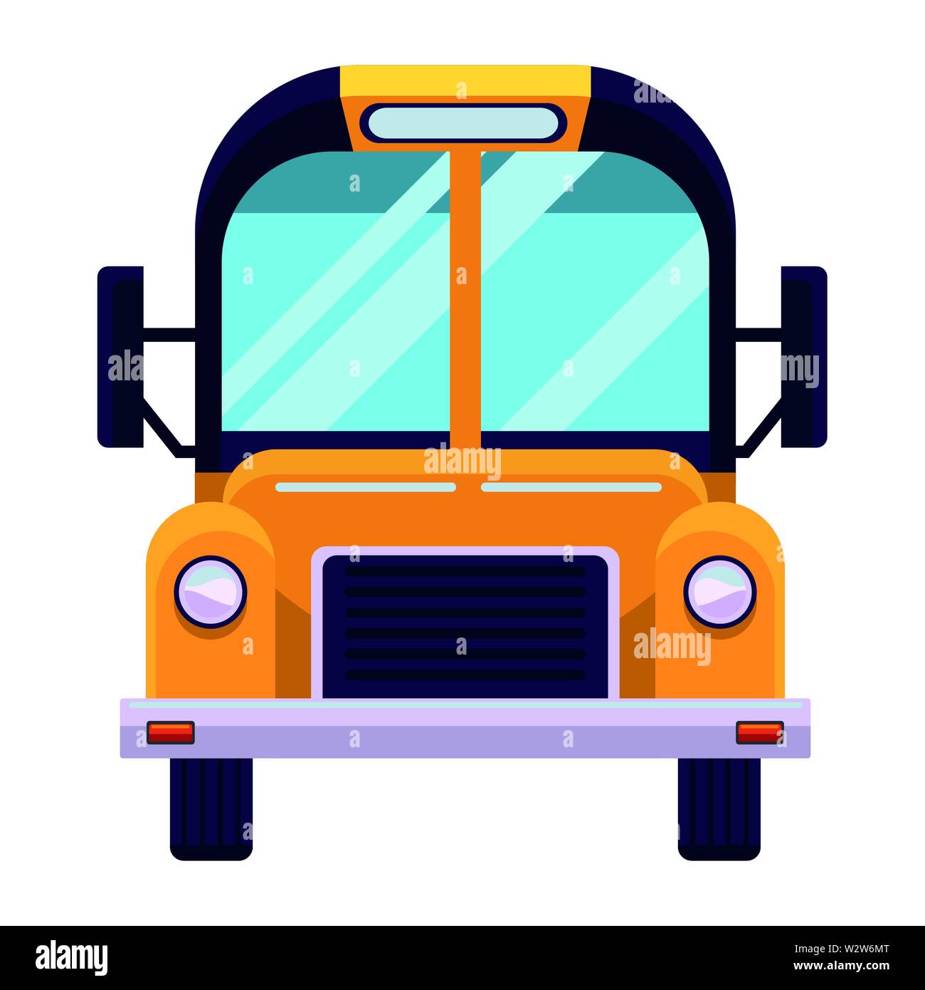 School bus windows Cut Out Stock Images & Pictures - Alamy