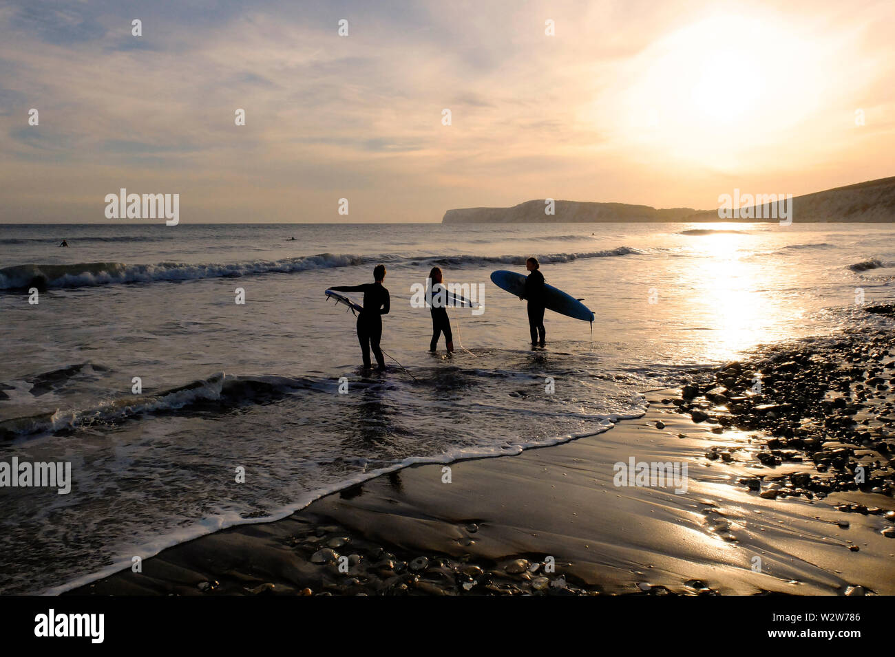 Women Wearing Wetsuits Stock Photos & Women Wearing Wetsuits Stock