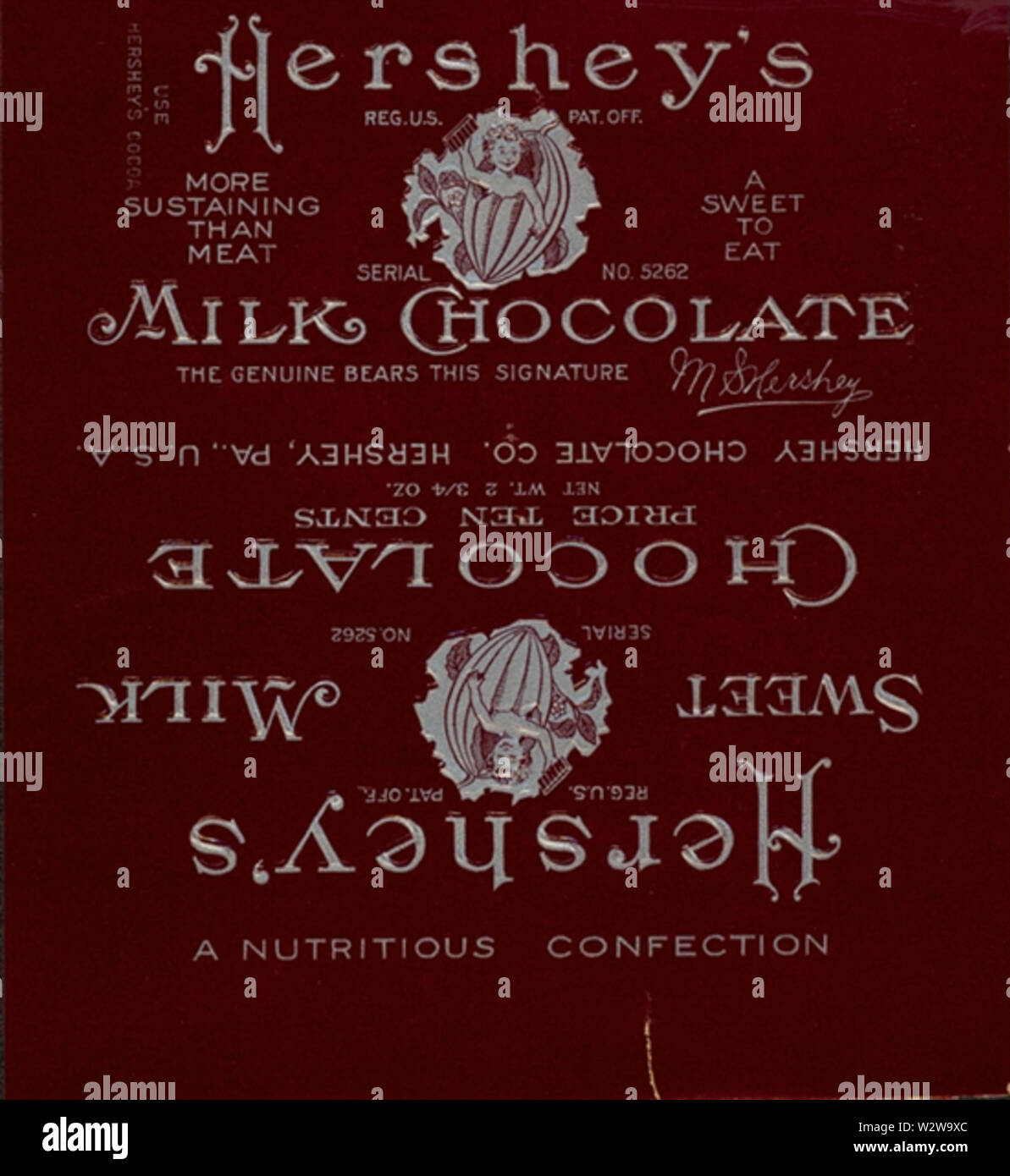 Hershey's hersheys chocolate wrapper hi-res stock Hershey's hersheys chocolate wrapper hi-res stock