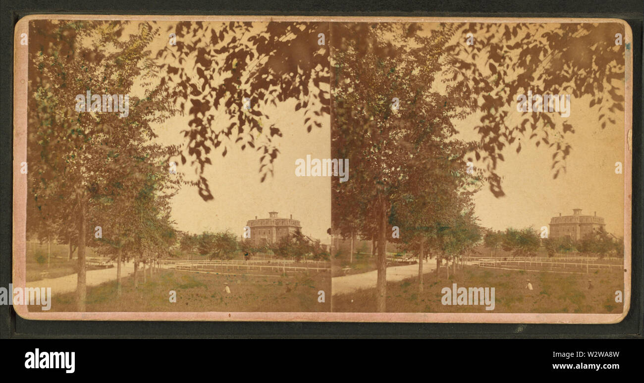 High School and Park, by Conant Bros Stock Photo Alamy