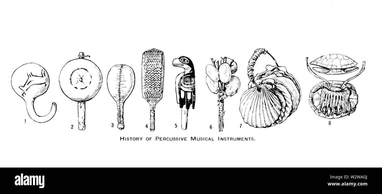 History of Inventions USNM 38 Percussive Musical Instruments Stock ...