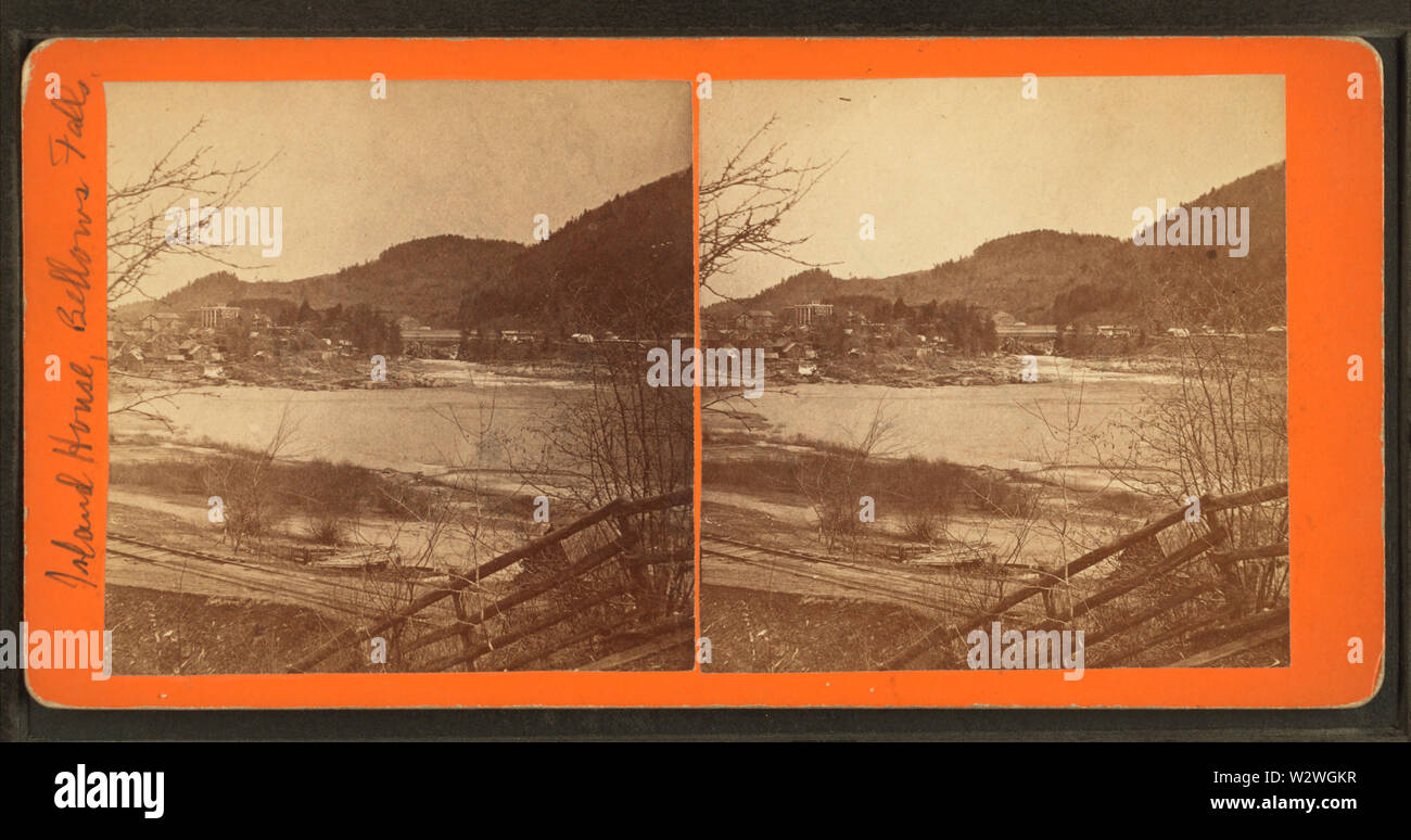 Island House, Bellows Falls, by P W Taft Stock Photo Alamy