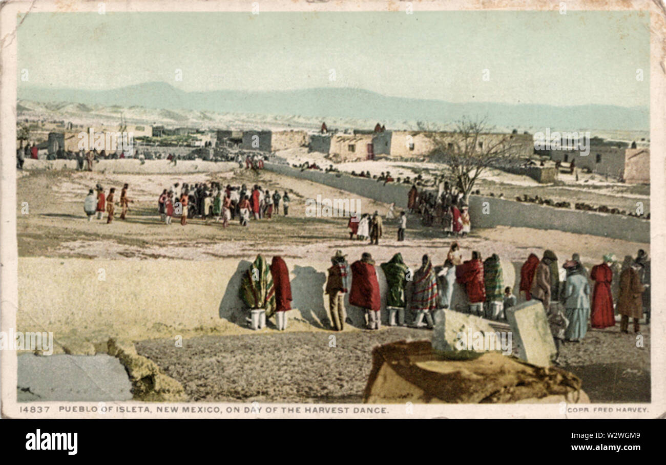 Isleta Pueblo, Day of the Harvest Dance Stock Photo Alamy