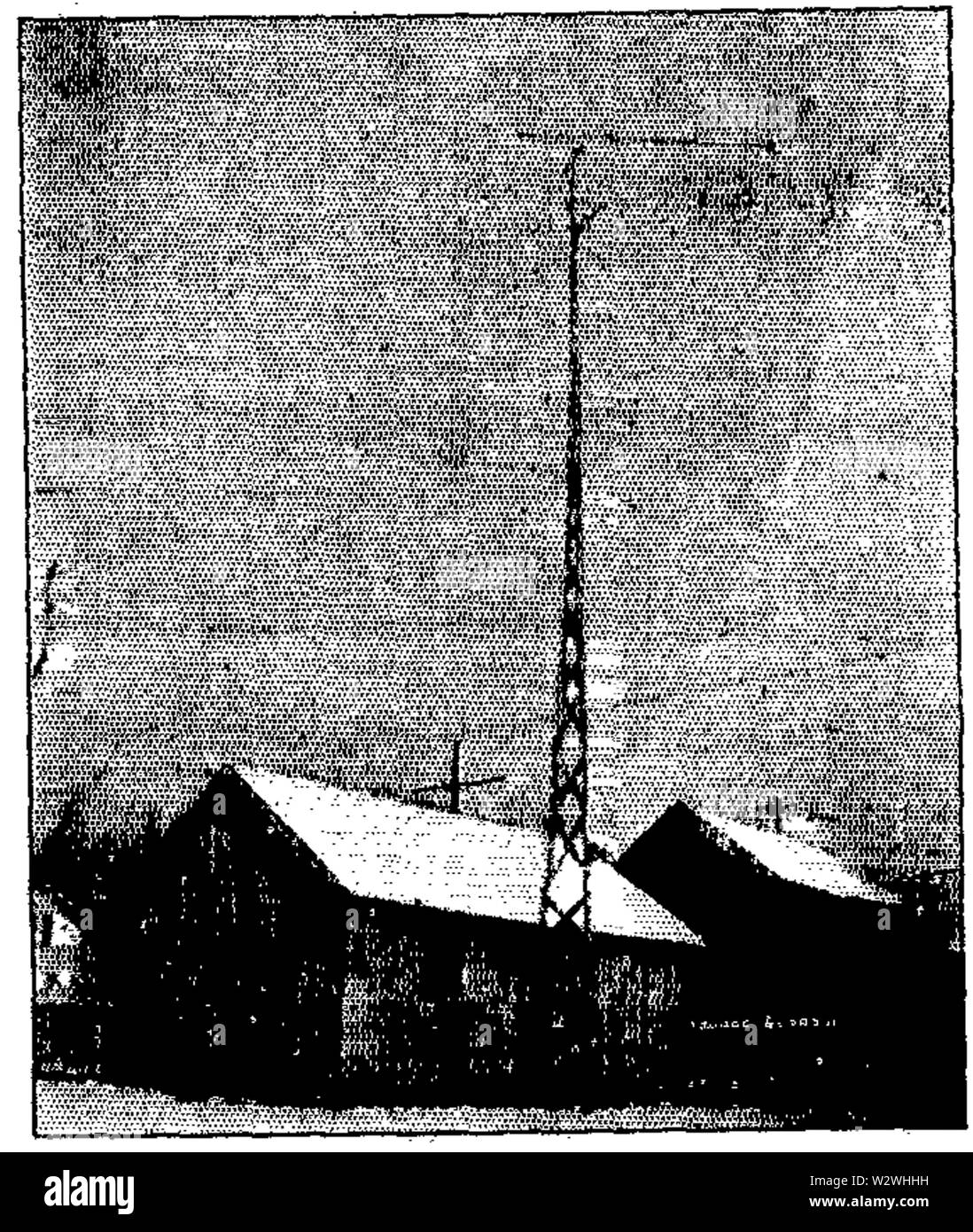 January 1916 QST Radio Station of Stuart W Pierson Stock Photo Alamy