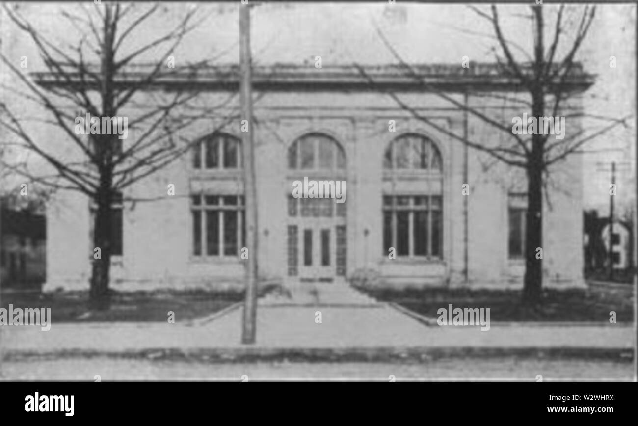 Jellico Post Office and Mine Rescue Station in 1916 Stock Photo Alamy